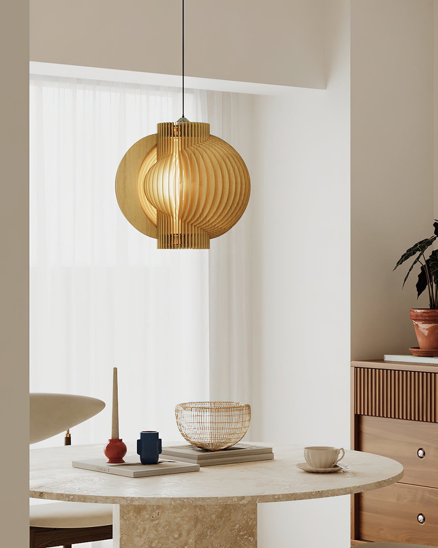 Aurelio Wood Pendant Lamp