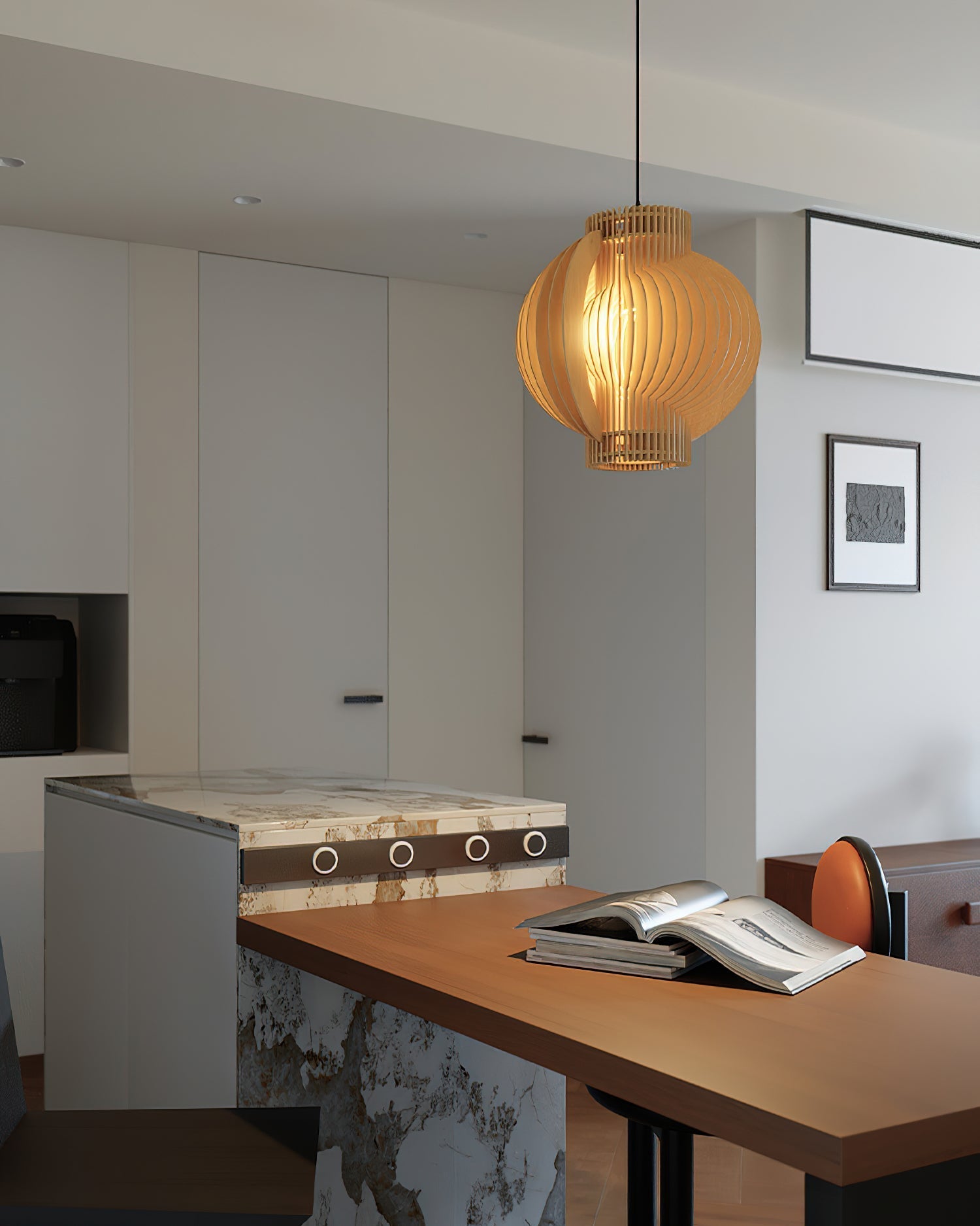 Aurelio Wood Pendant Lamp