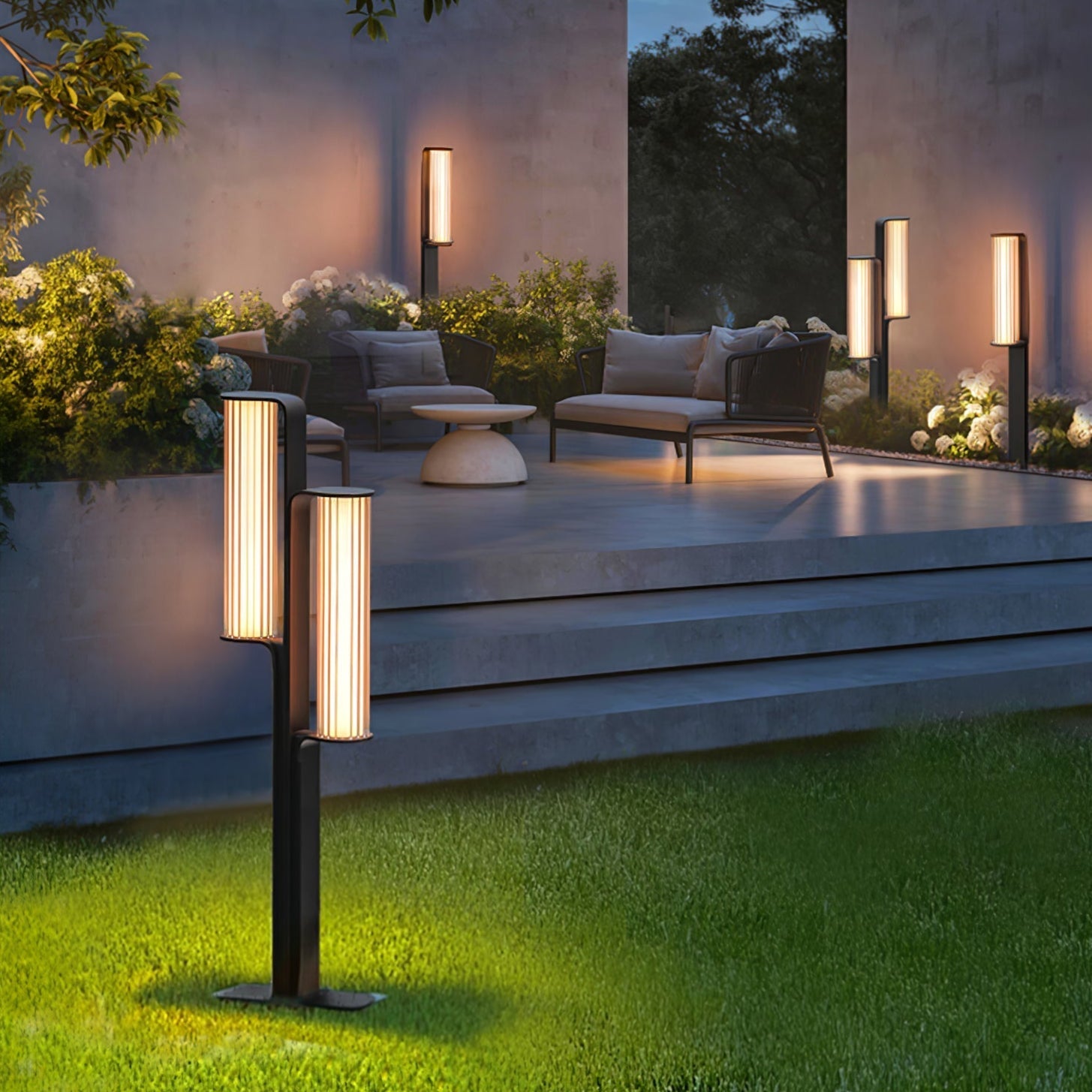 Wistyn Arc Duo Outdoor Lamp-Neutral Decor