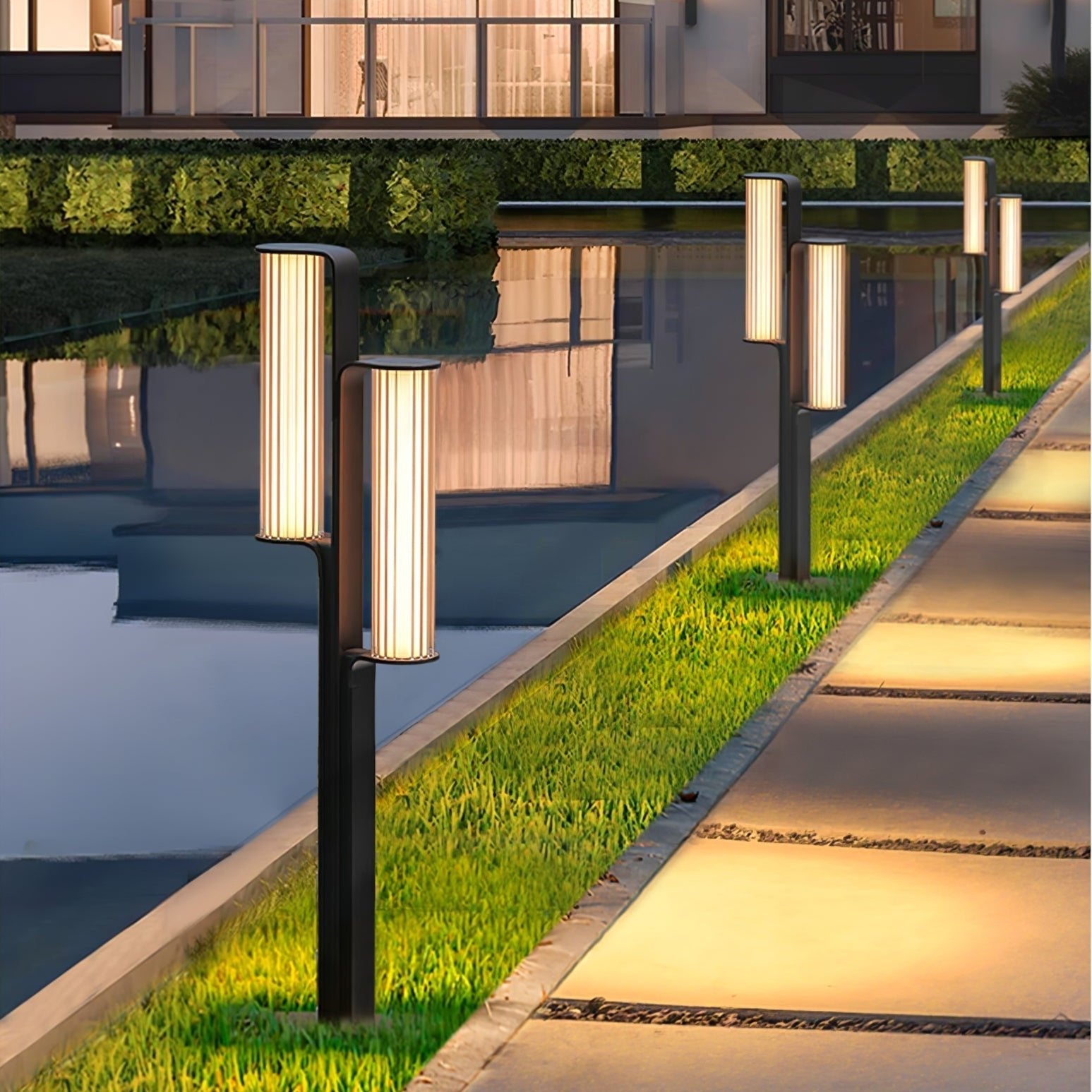 Wistyn Arc Duo Outdoor Lamp-Neutral Decor