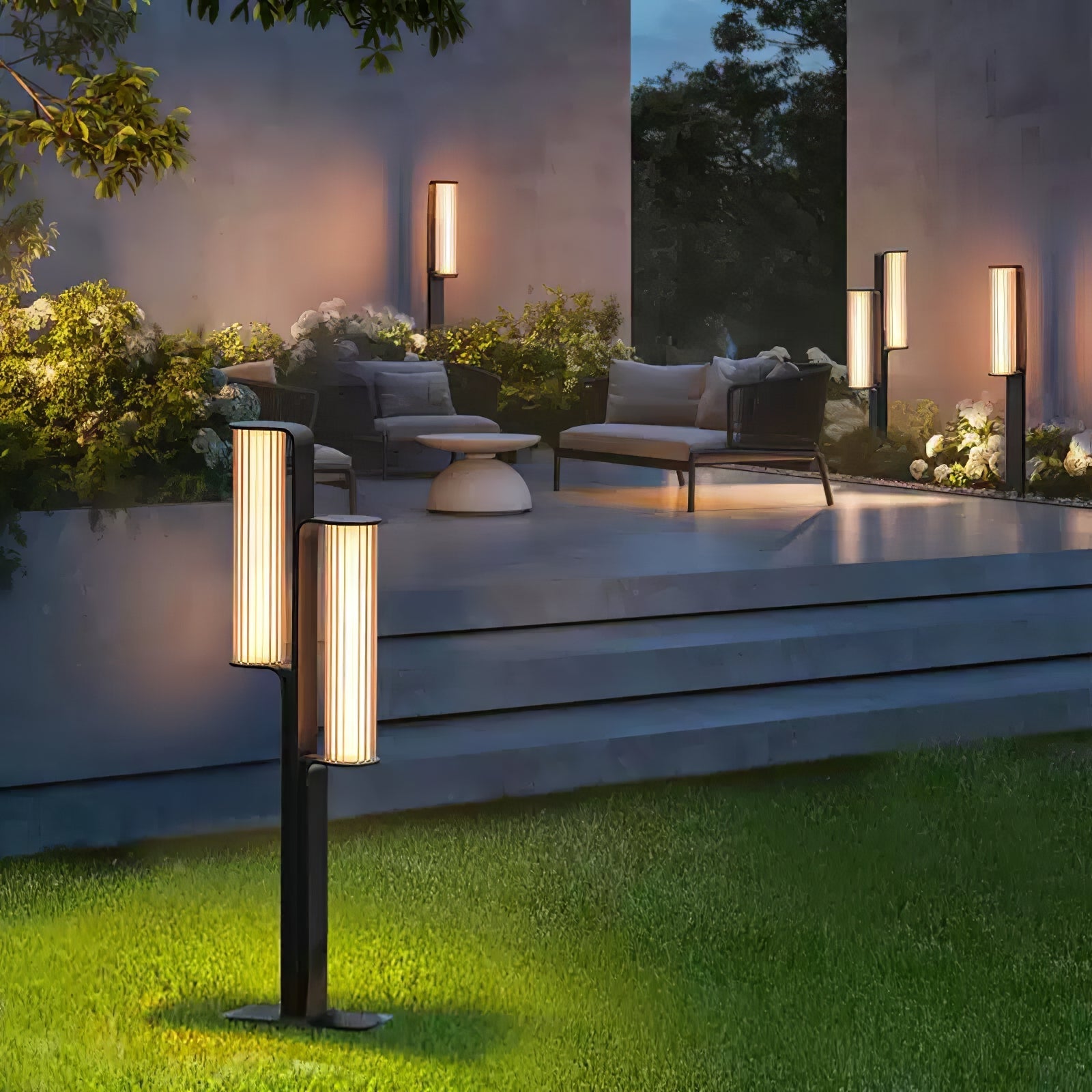 Wistyn Arc Duo Outdoor Lamp-Neutral Decor