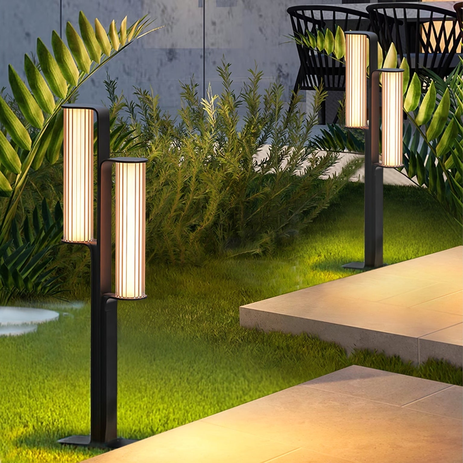 Wistyn Arc Duo Outdoor Lamp-Neutral Decor