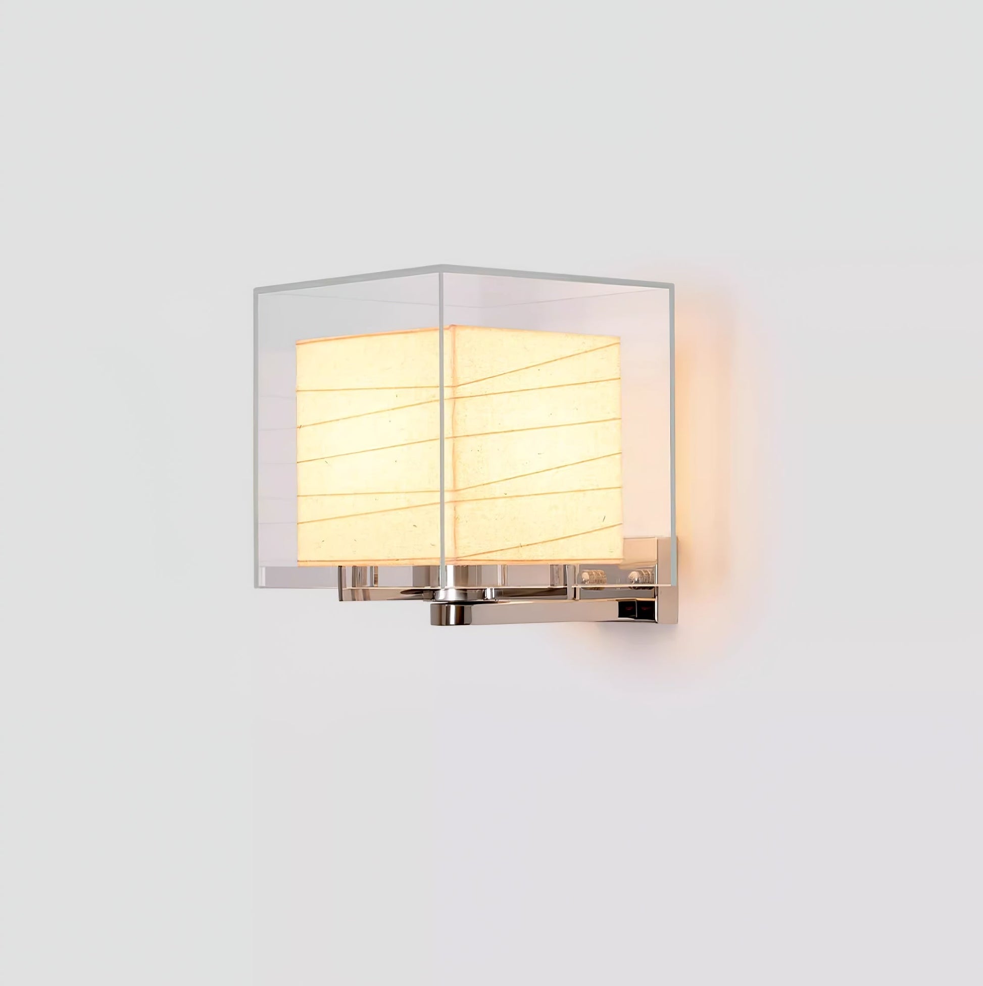 Mirglow Cube Wall Lamp-Neutral Decor
