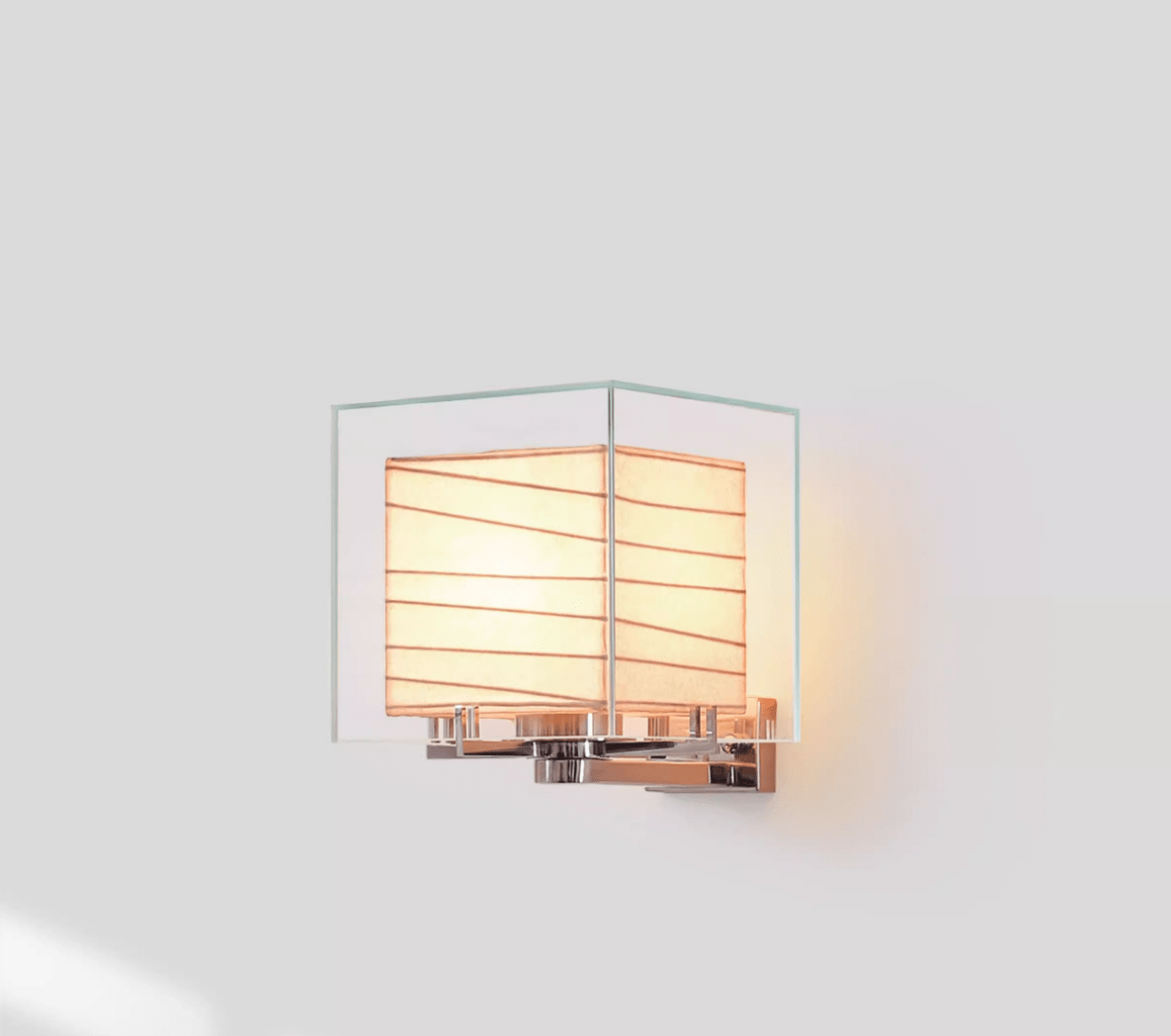 Mirglow Cube Wall Lamp-Neutral Decor