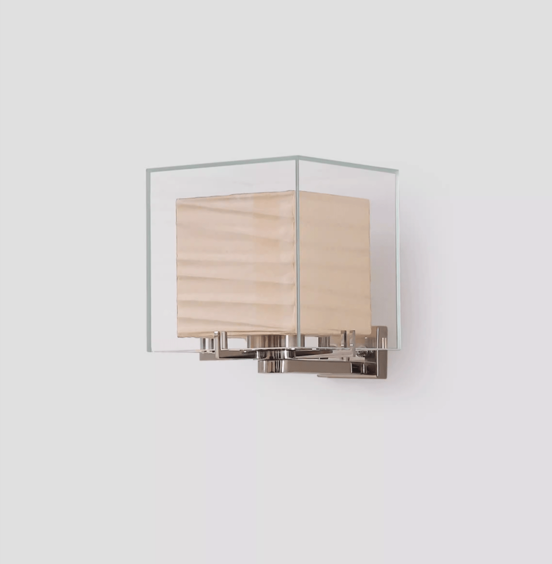 Mirglow Cube Wall Lamp-Neutral Decor
