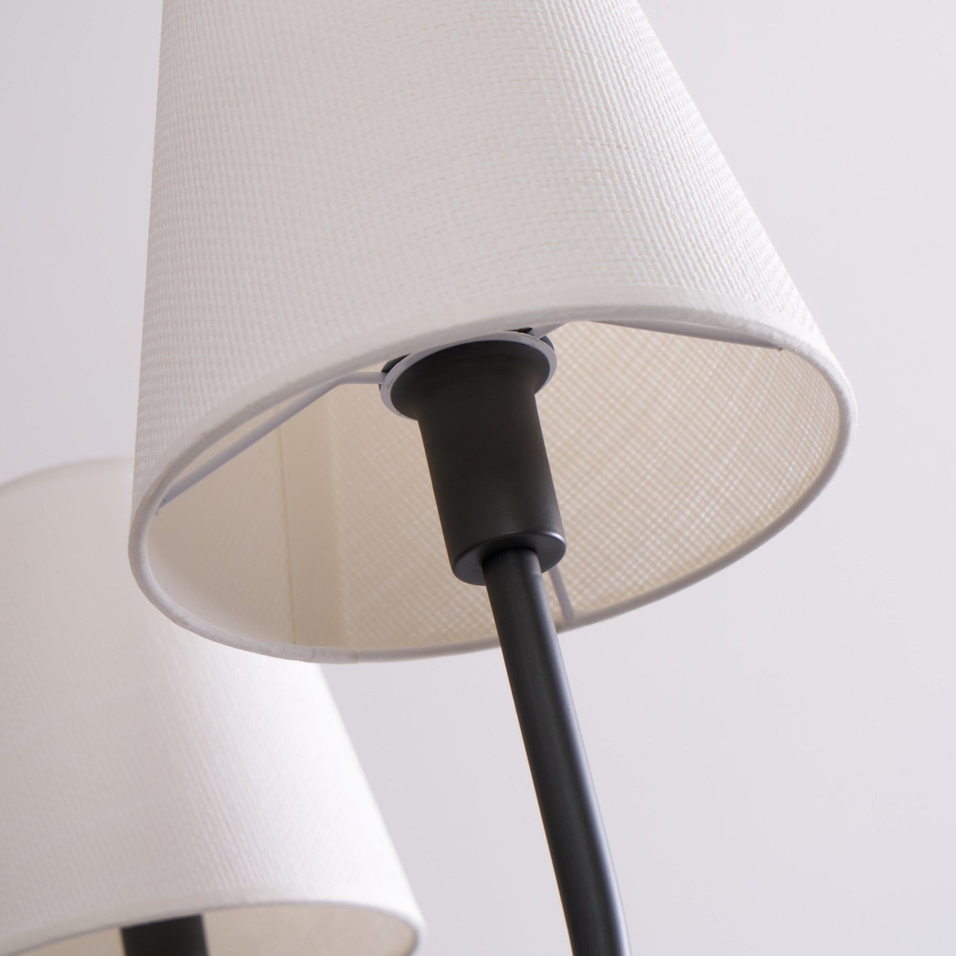 Aurvarira Lumos Classic Black Fabric Chandelier-Neutral Decor