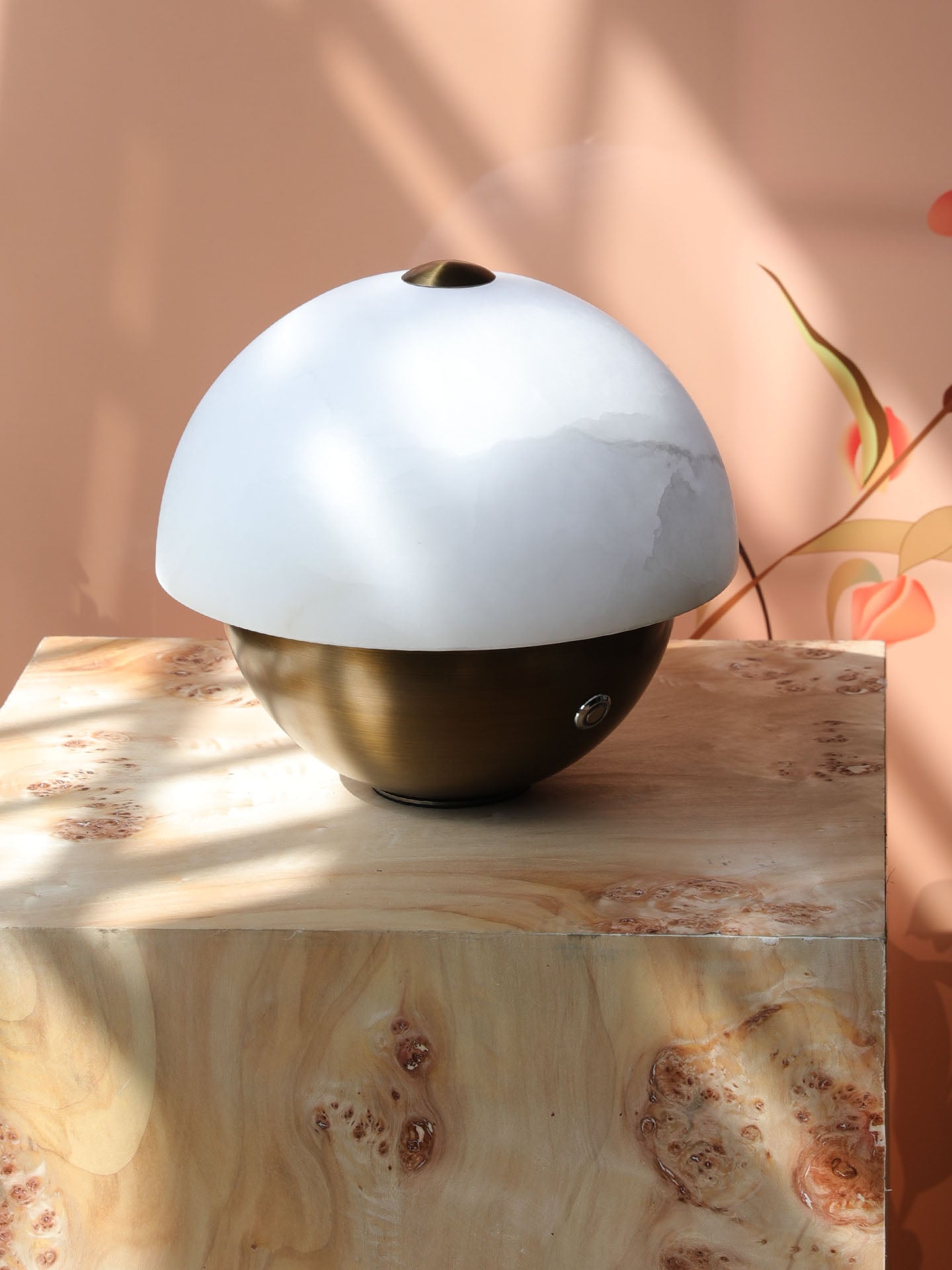 Crol Alabaster Mini Table Lamp-Neutral Decor