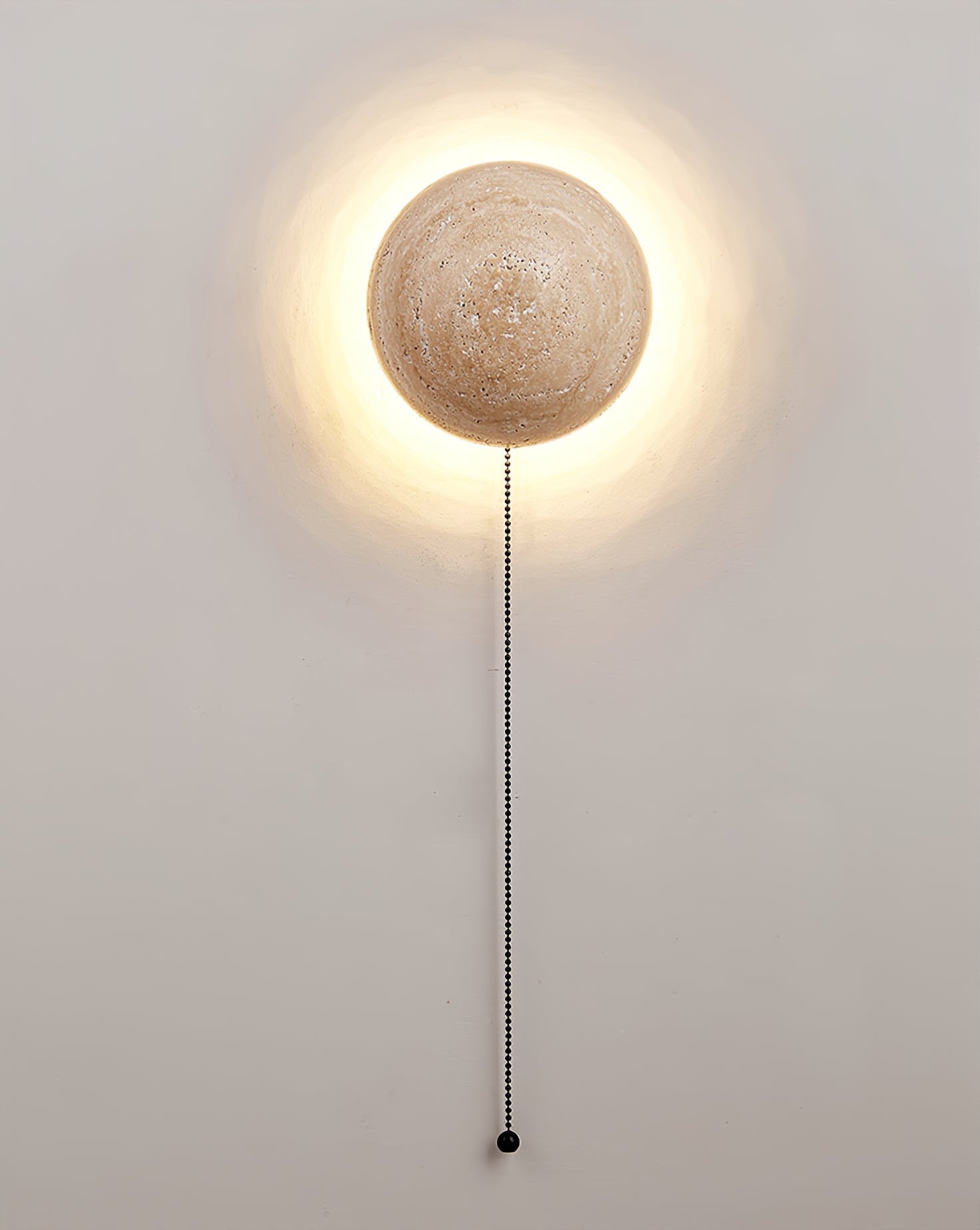 Vexael Minimalist Travertine Wall Light-Neutral Decor