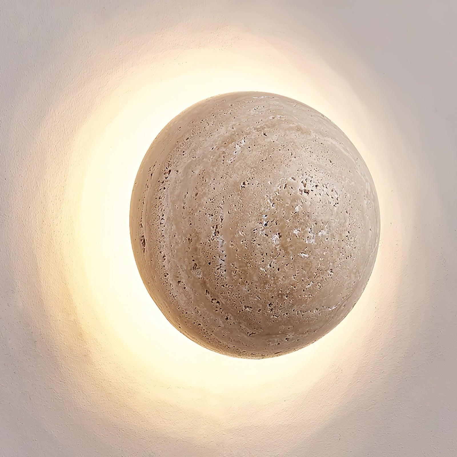 Vexael Minimalist Travertine Wall Light-Neutral Decor