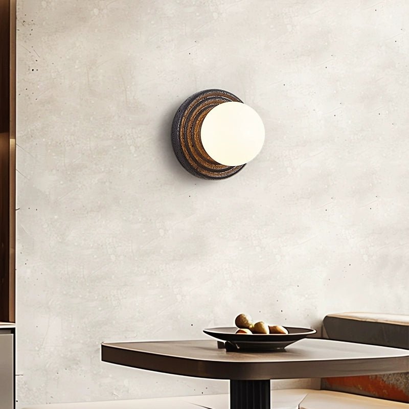 Mevx Travertine Wall Sconce-Neutral Decor