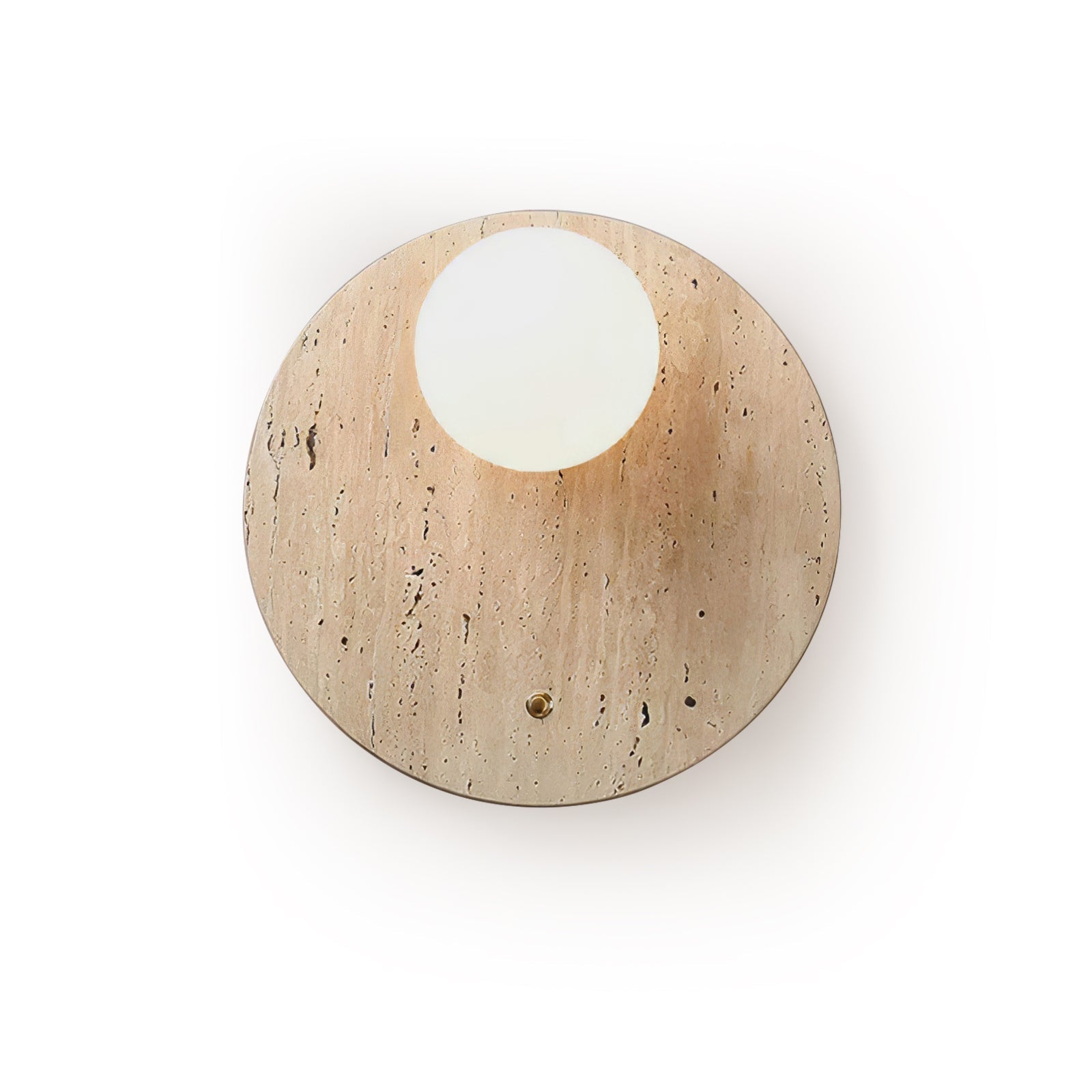 Fioren Minimalist Travertine Wall Light-Neutral Decor