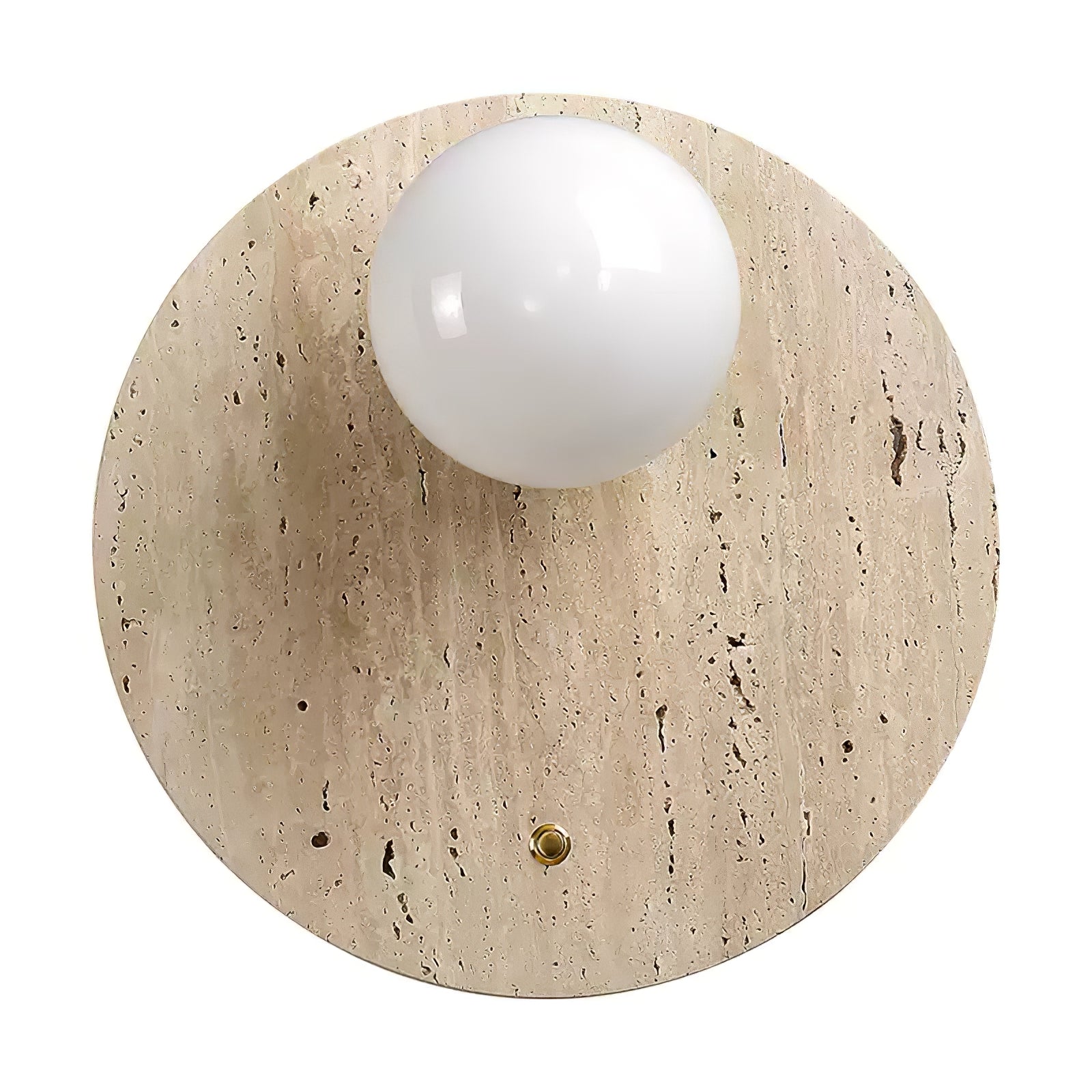 Fioren Minimalist Travertine Wall Light-Neutral Decor