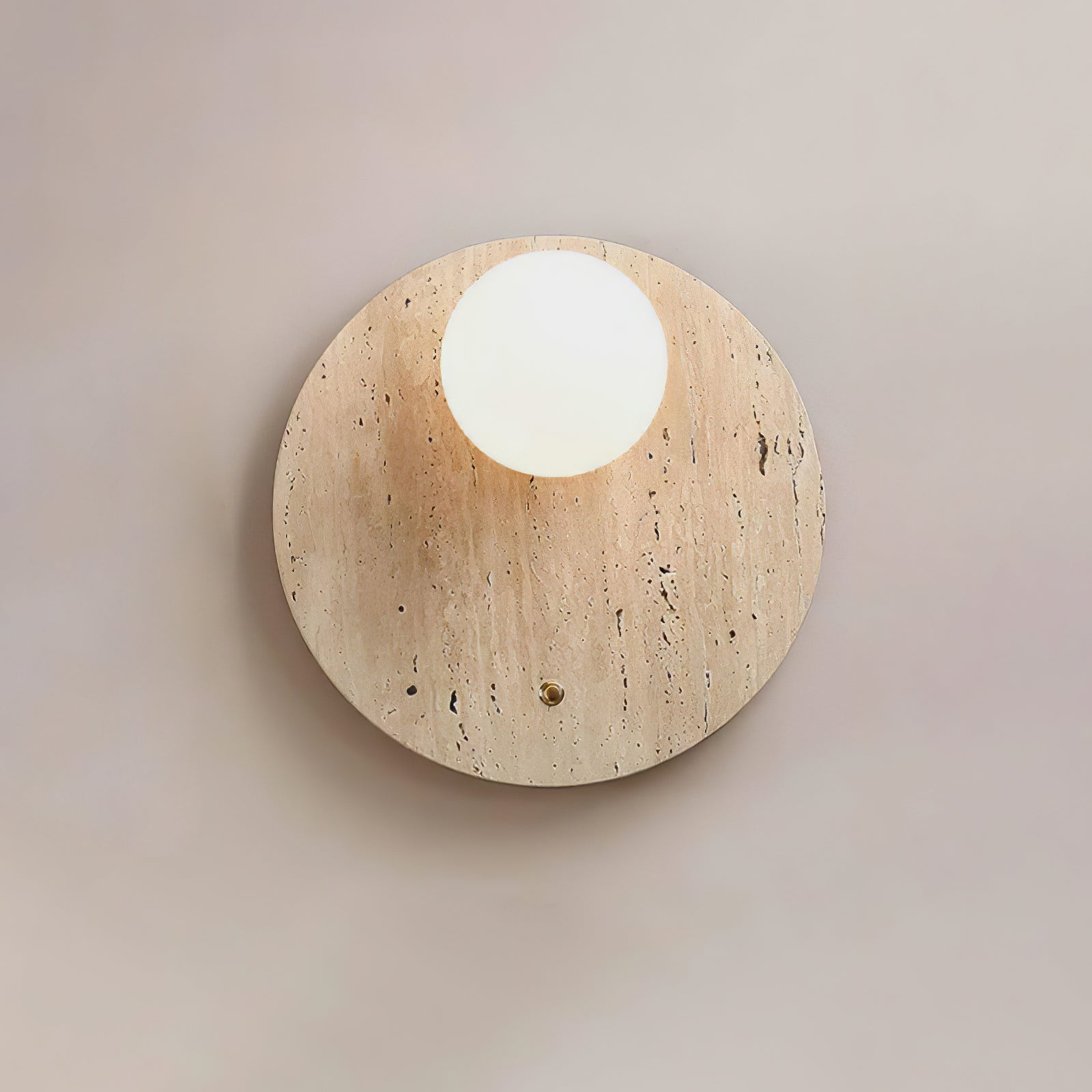 Fioren Minimalist Travertine Wall Light-Neutral Decor