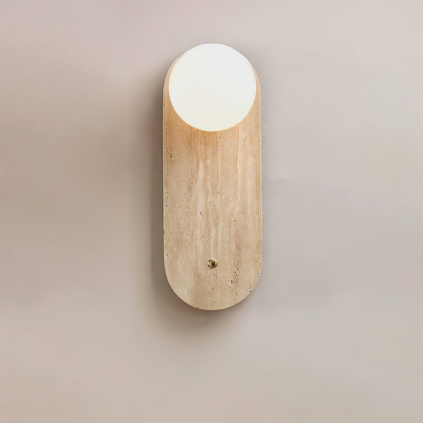 Fioren Minimalist Travertine Wall Light-Neutral Decor