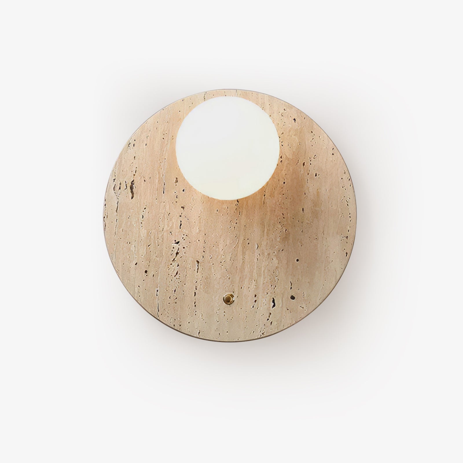 Fioren Minimalist Travertine Wall Light-Neutral Decor