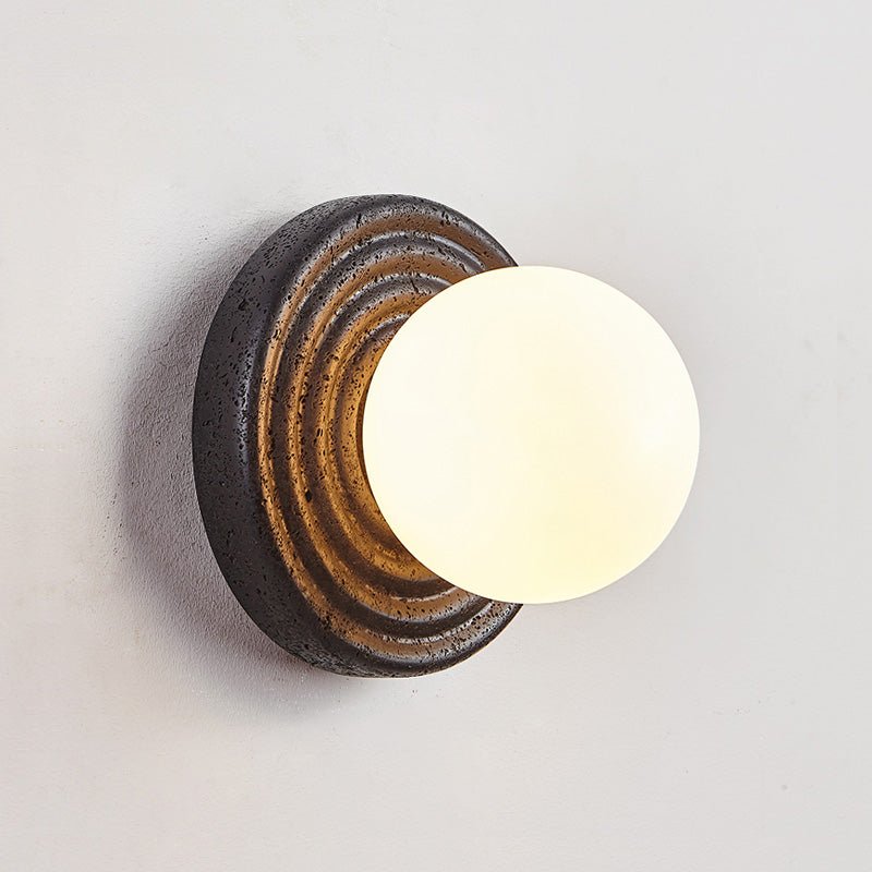 Mevx Travertine Wall Sconce-Neutral Decor