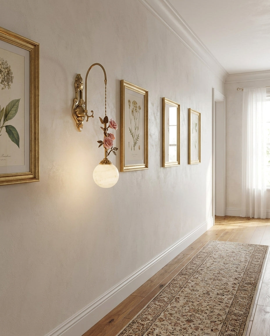 Albelette Alabaster Wall Sconce