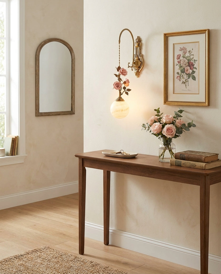 Albelette Alabaster Wall Sconce