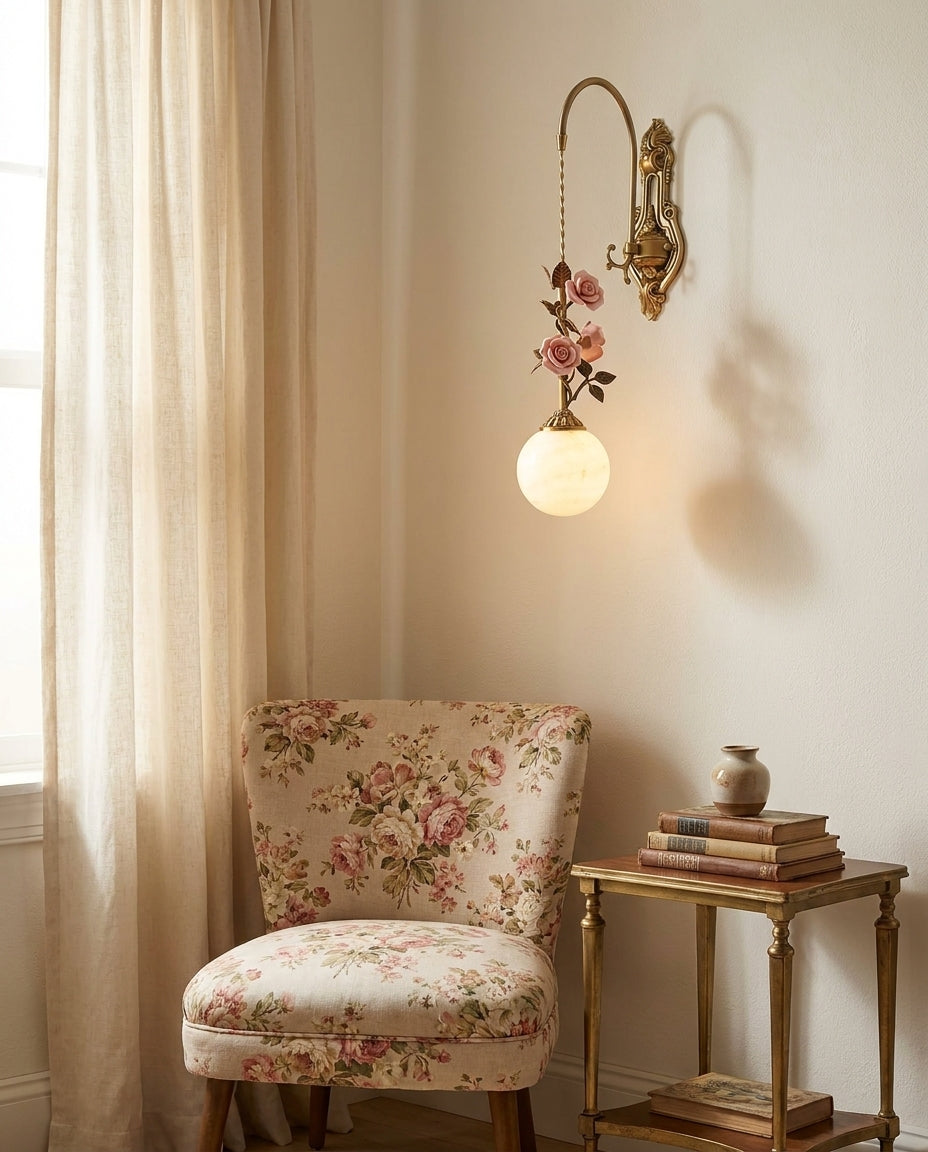 Albelette Alabaster Wall Sconce