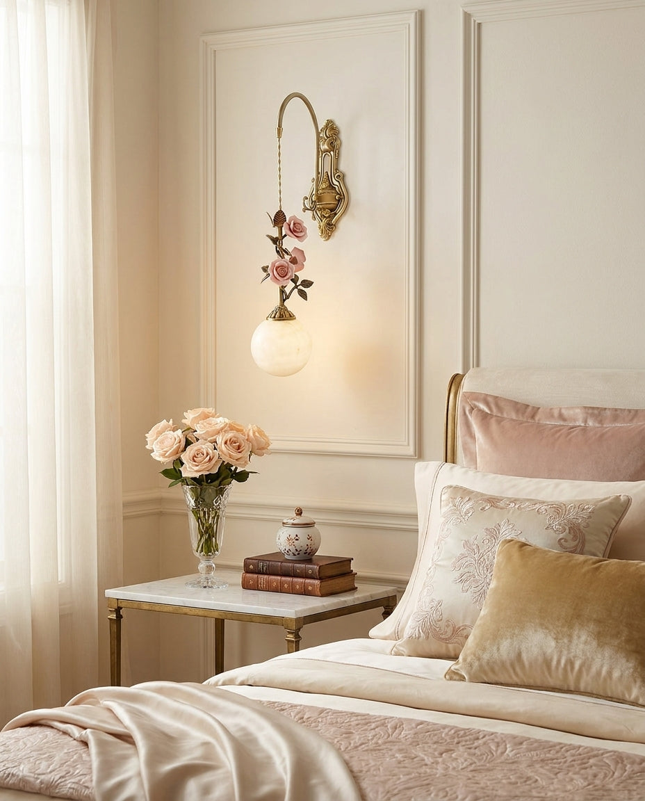 Albelette Alabaster Wall Sconce