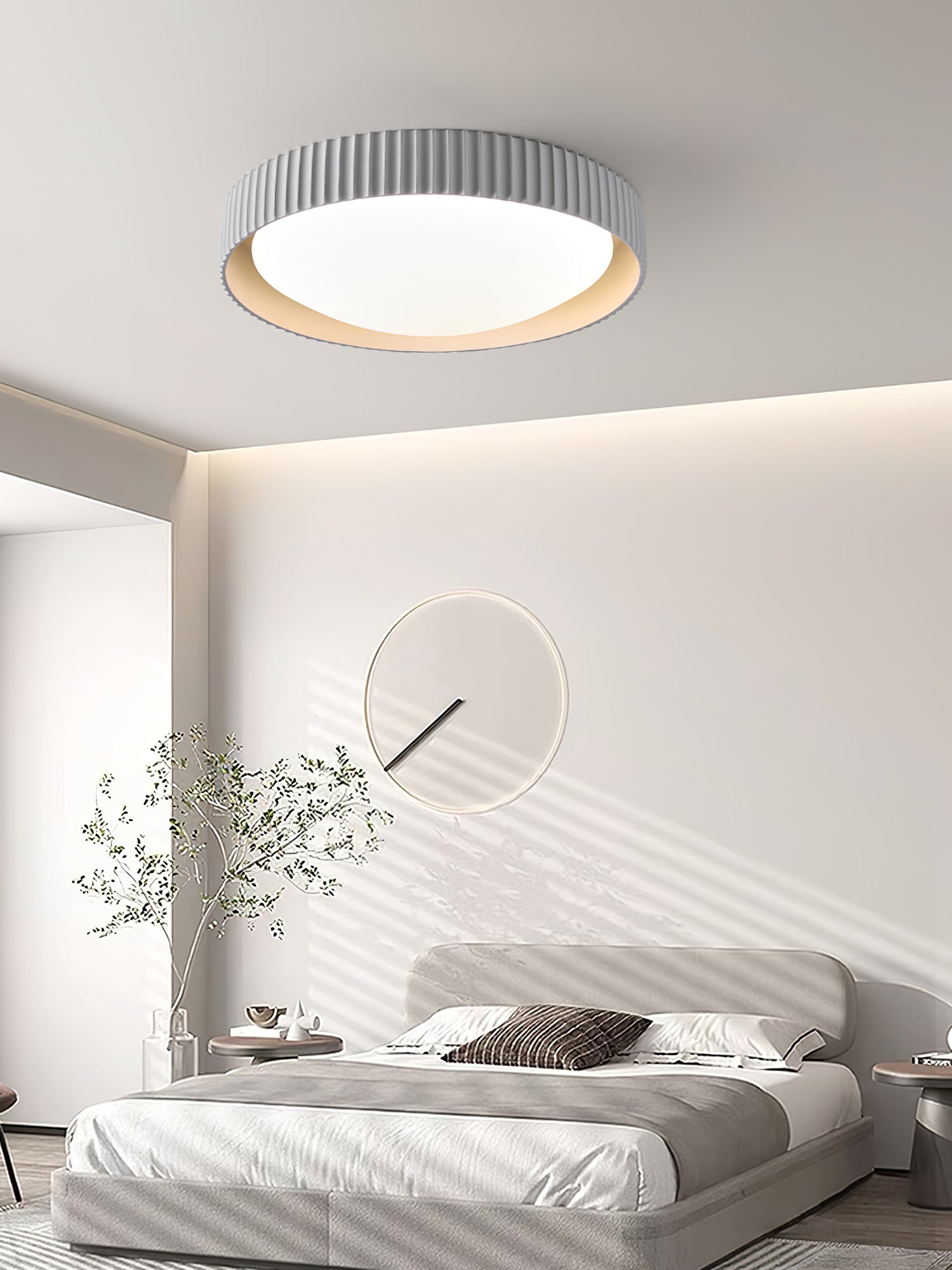 Alesin Modern Minimalist Resin Ceiling Light-Neutral Decor