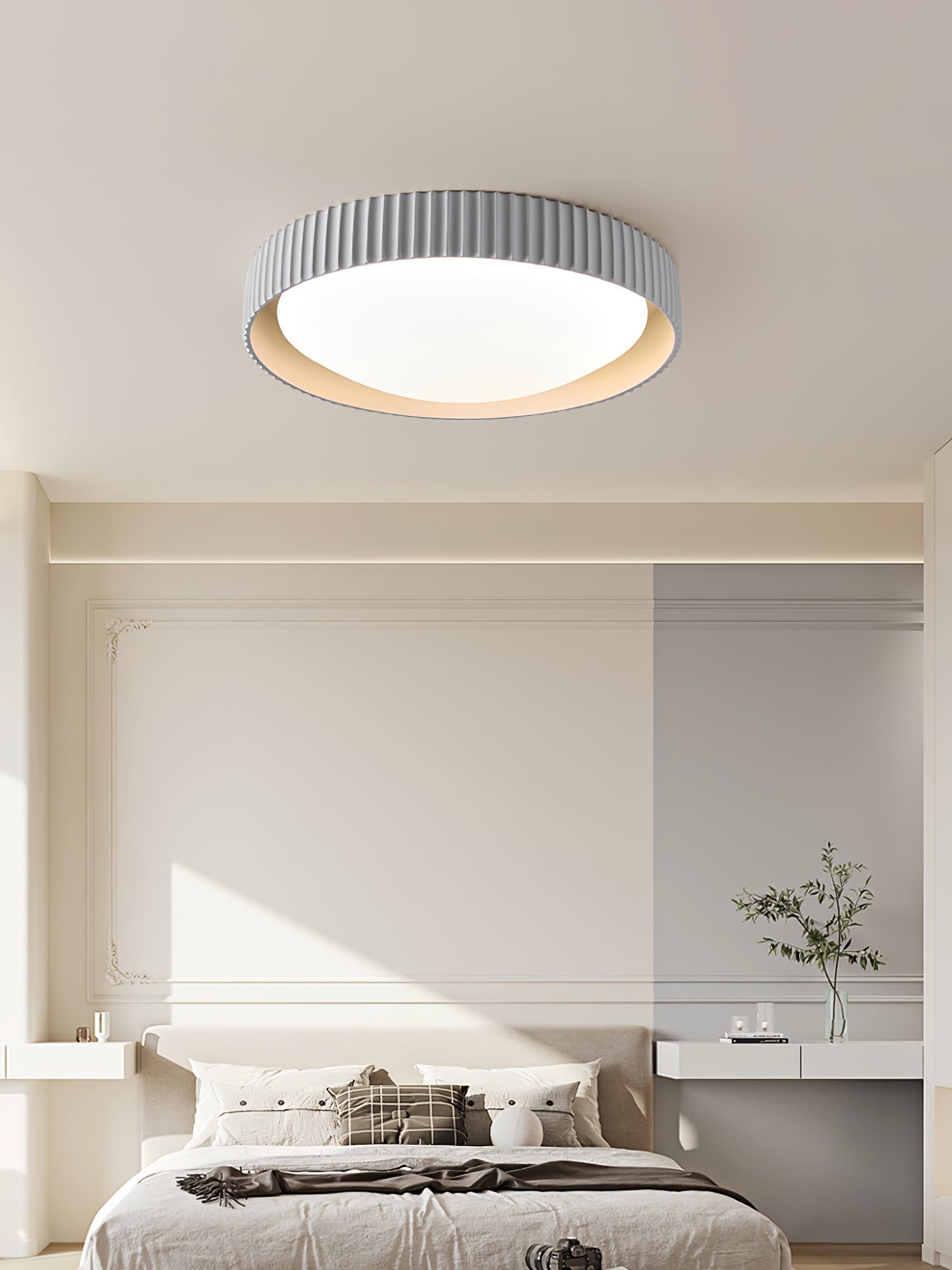 Alesin Modern Minimalist Resin Ceiling Light-Neutral Decor