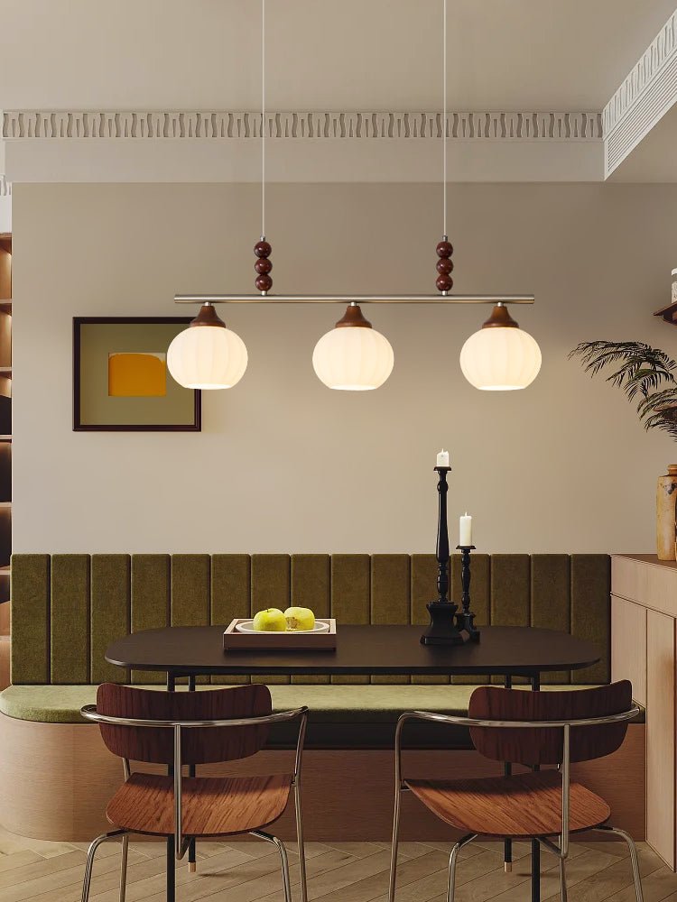 Nyla Retro Glass Pendant Lamp-Neutral Decor