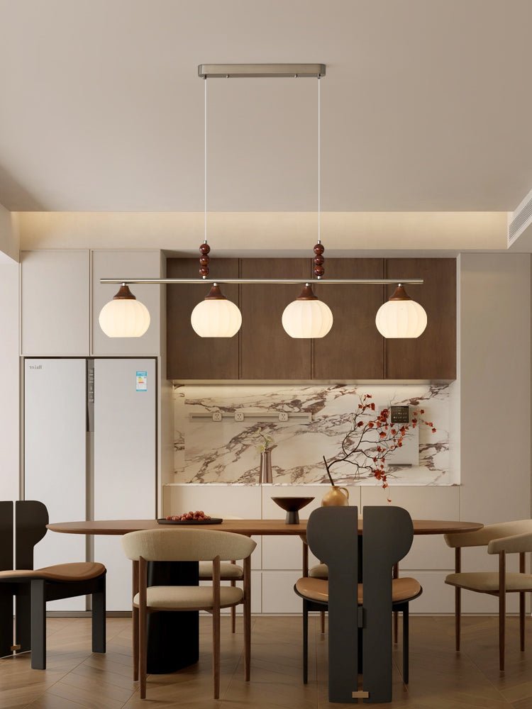 Nyla Retro Glass Pendant Lamp-Neutral Decor