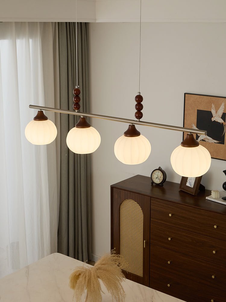 Nyla Retro Glass Pendant Lamp-Neutral Decor