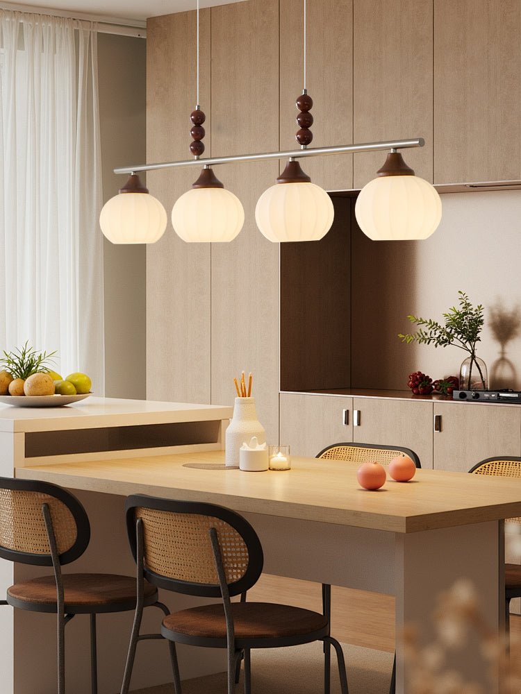 Nyla Retro Glass Pendant Lamp-Neutral Decor