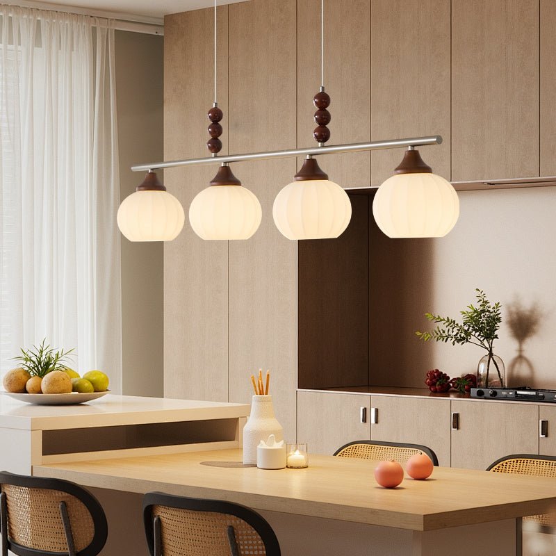 Nyla Retro Glass Pendant Lamp-Neutral Decor
