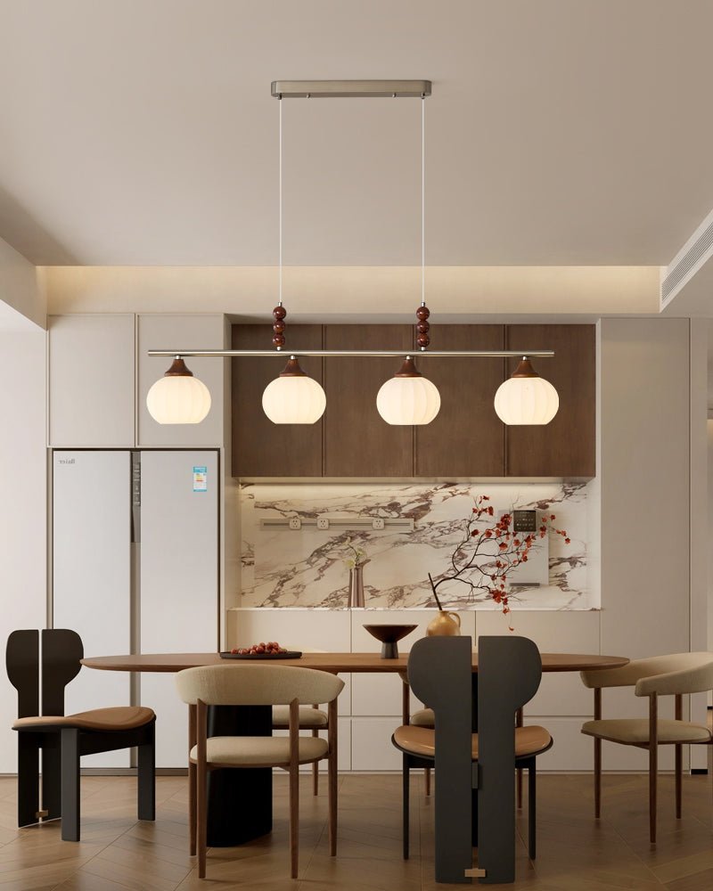 Nyla Retro Glass Pendant Lamp-Neutral Decor