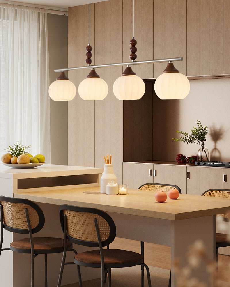 Nyla Retro Glass Pendant Lamp-Neutral Decor