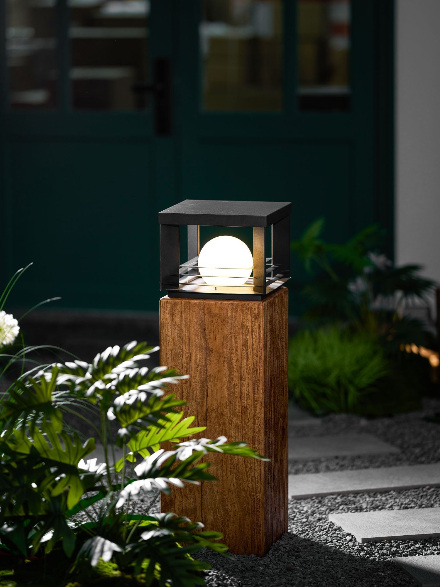 Mirelle Crate Outdoor Lamp-Neutral Decor