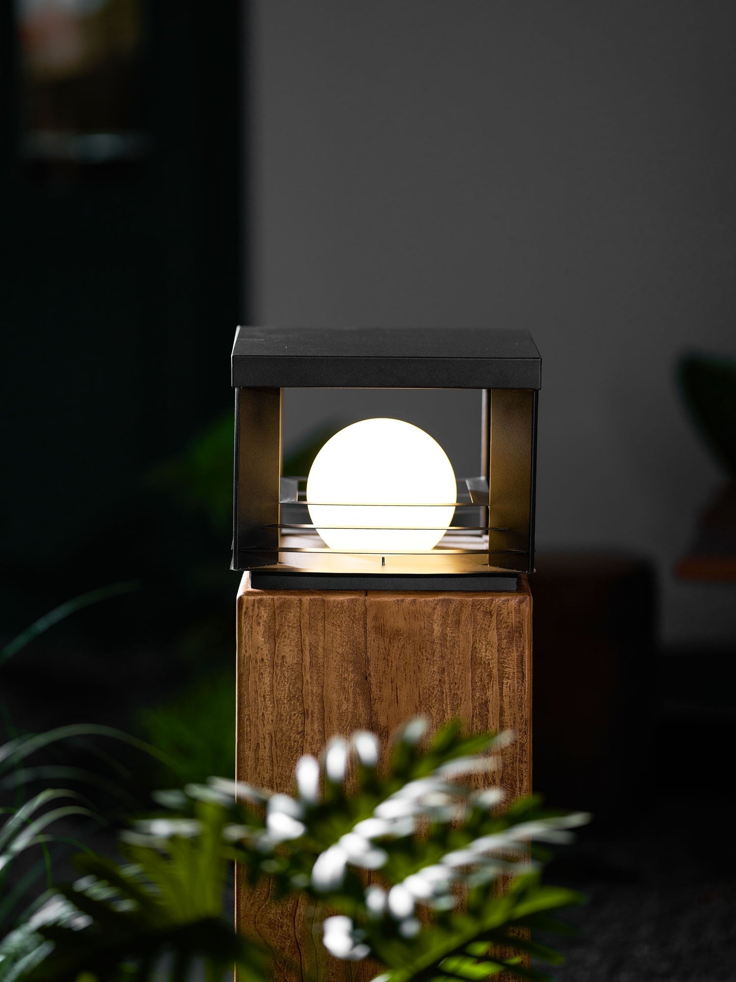 Mirelle Crate Outdoor Lamp-Neutral Decor