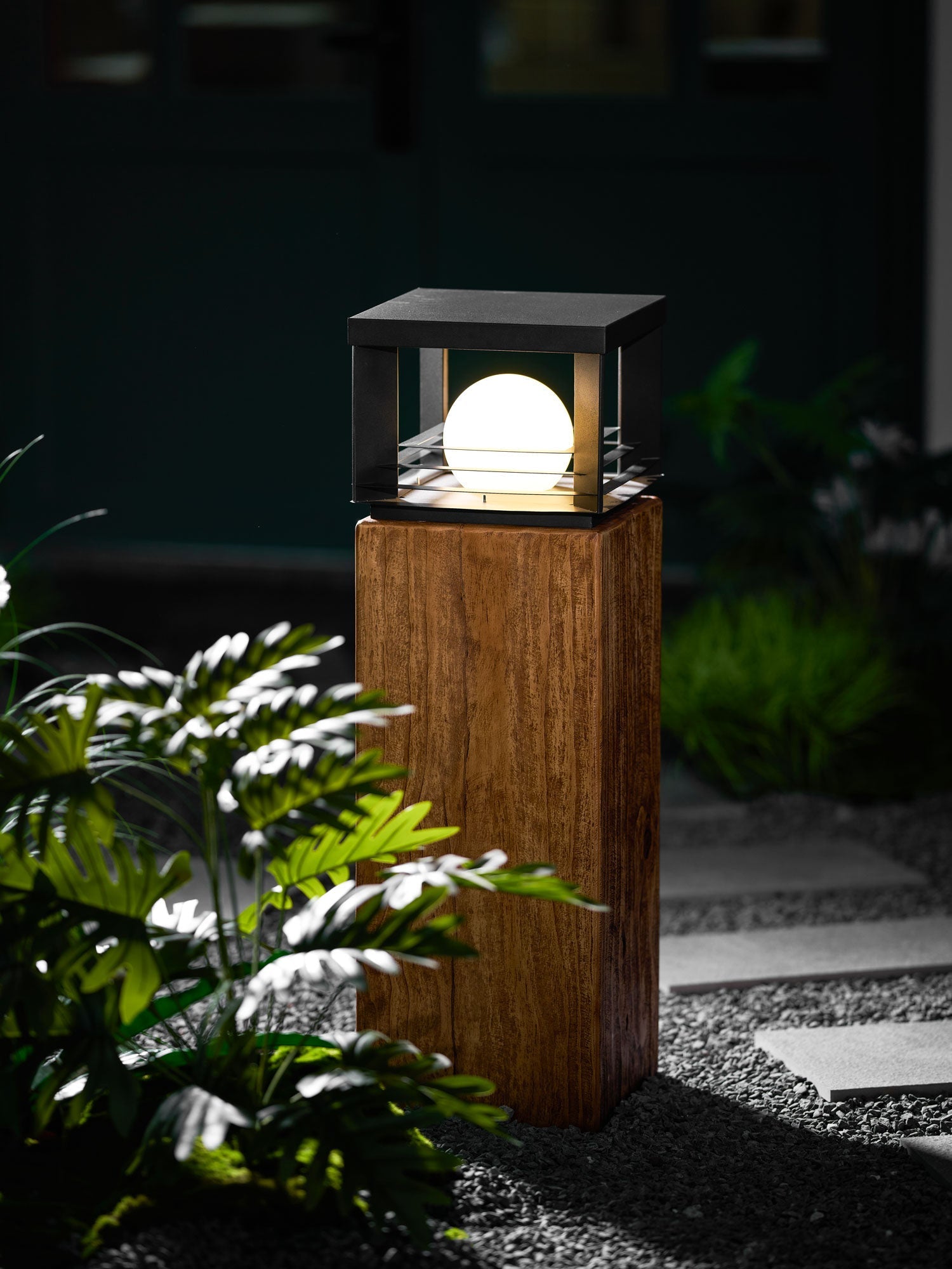 Mirelle Crate Outdoor Lamp-Neutral Decor