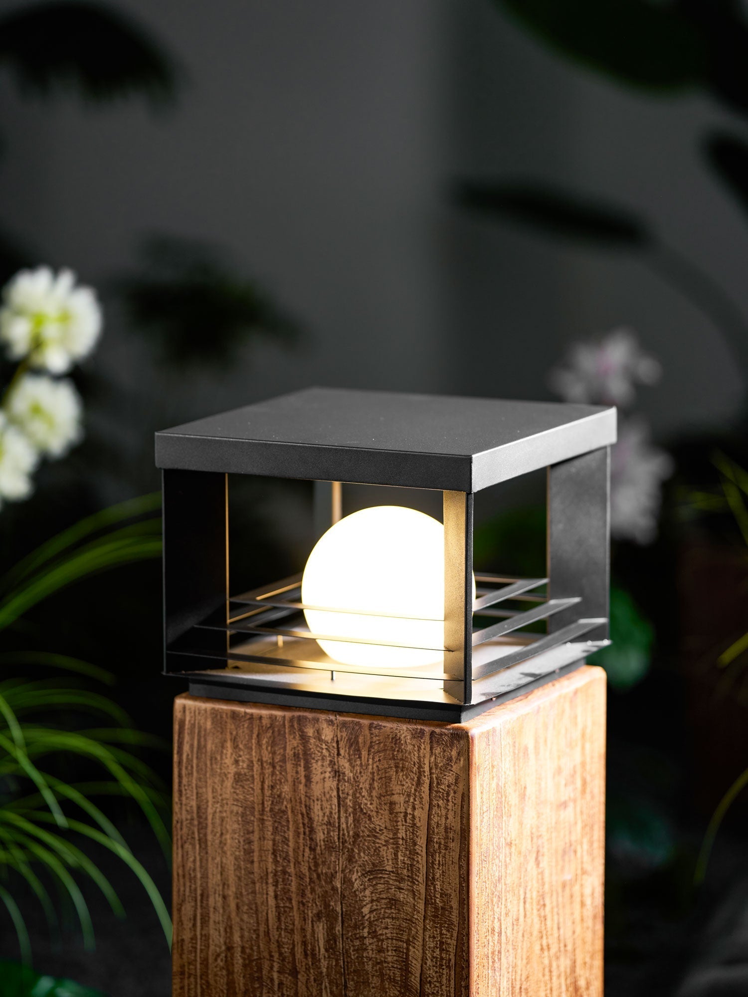 Mirelle Crate Outdoor Lamp-Neutral Decor