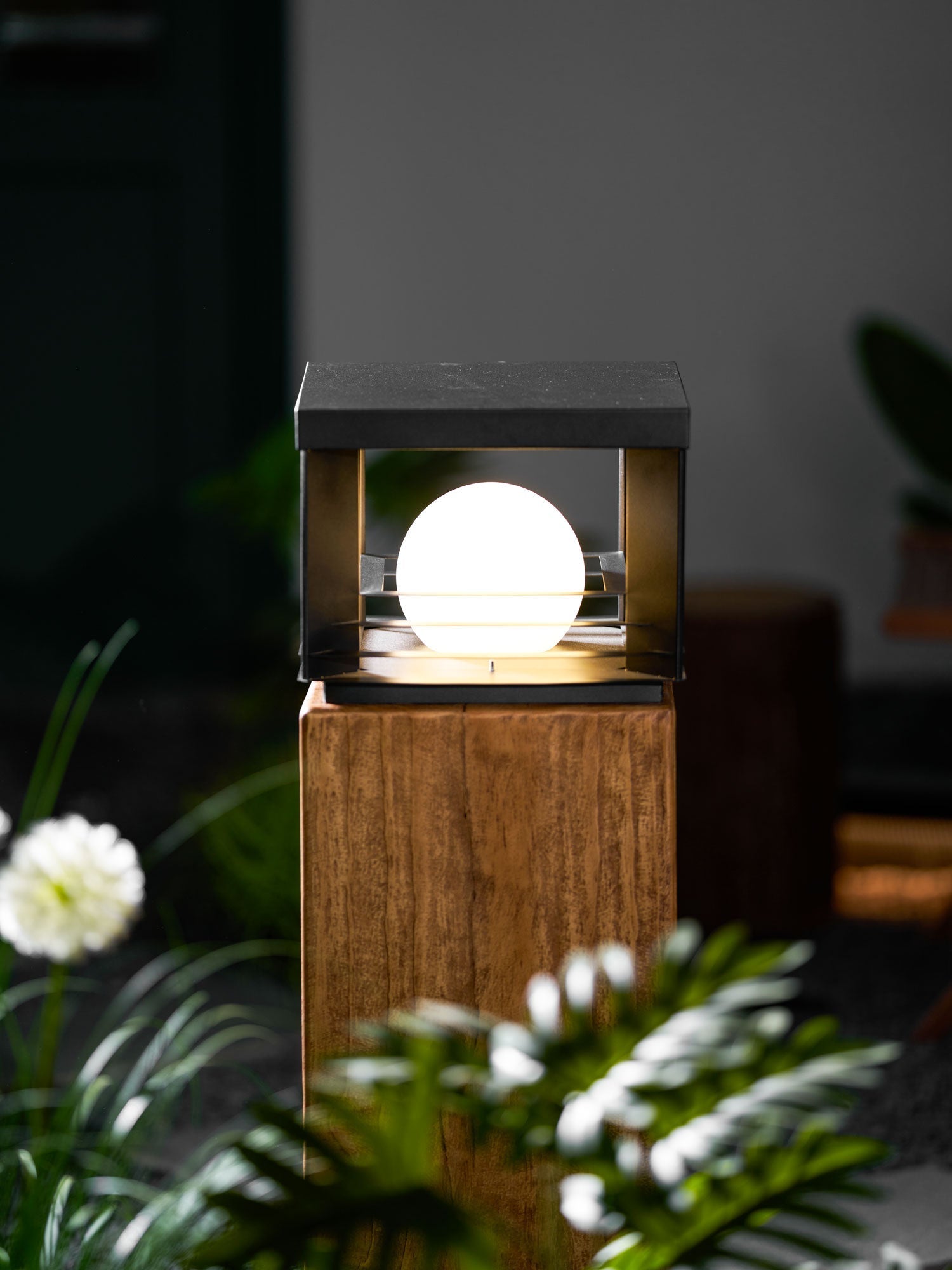 Mirelle Crate Outdoor Lamp-Neutral Decor