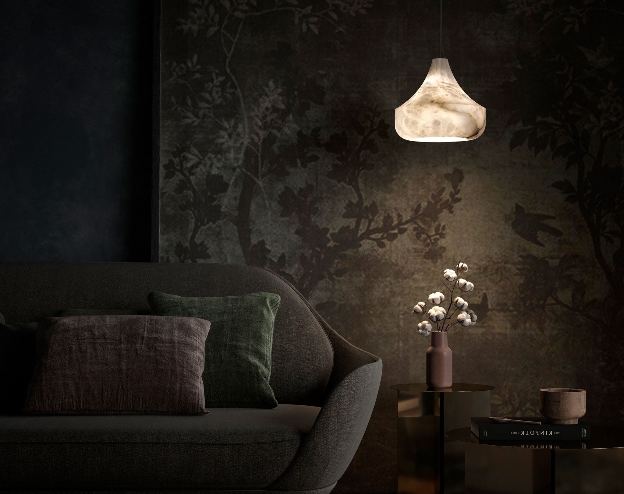 Gald Veil Pendant Light-Neutral Decor