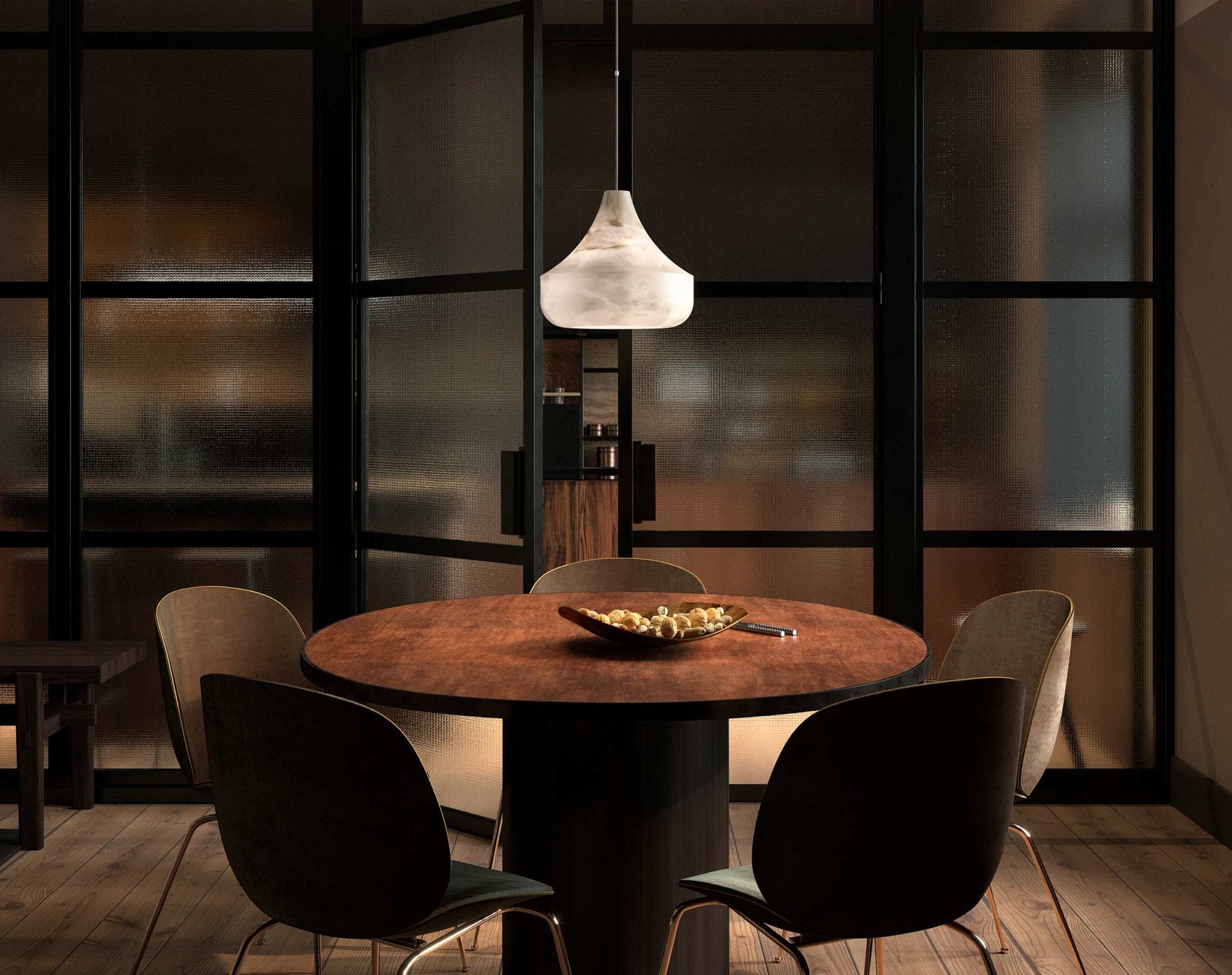Gald Veil Pendant Light-Neutral Decor