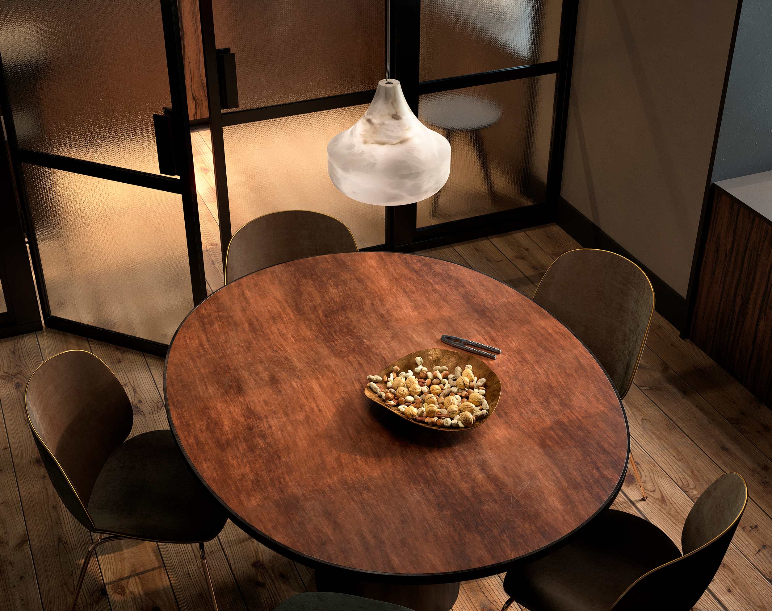 Gald Veil Pendant Light-Neutral Decor