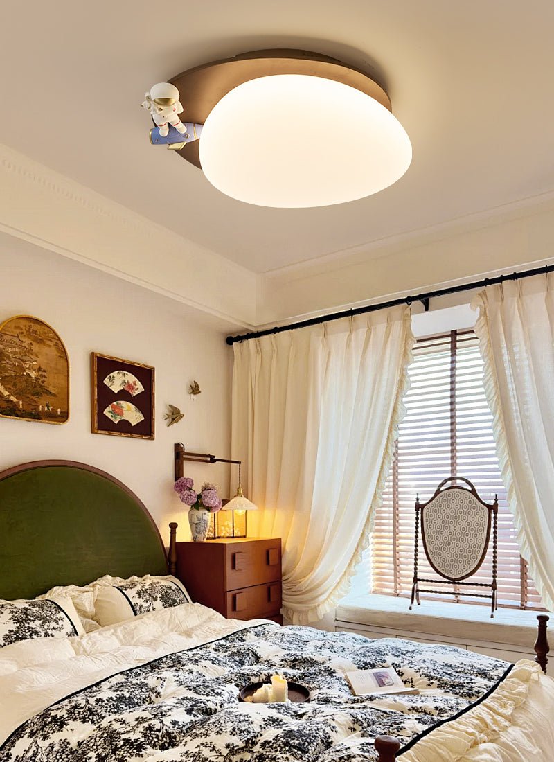 Lunar Buddy Ceiling Lamp-Neutral Decor
