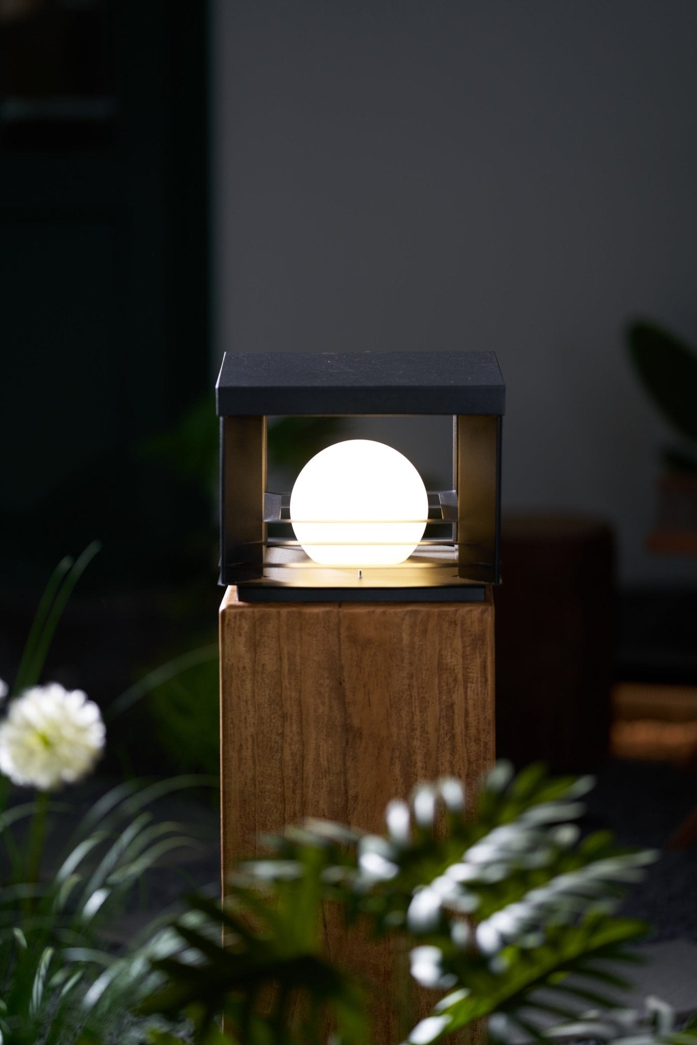 Mirelle Crate Outdoor Lamp-Neutral Decor