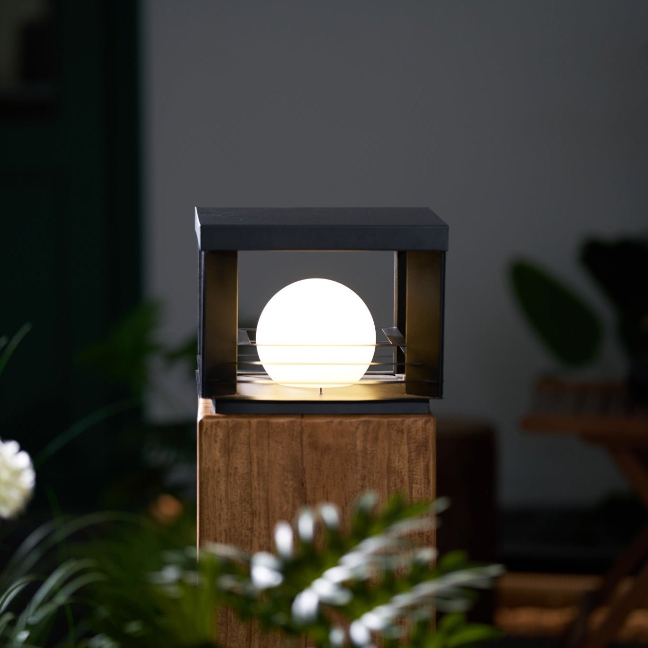 Mirelle Crate Outdoor Lamp-Neutral Decor