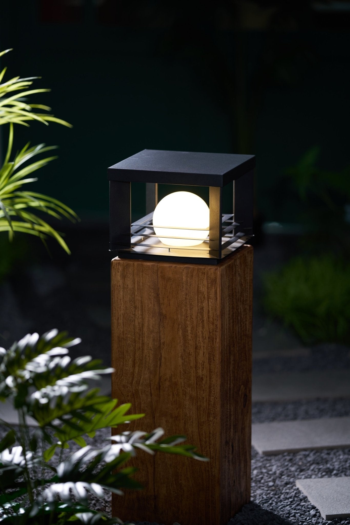 Mirelle Crate Outdoor Lamp-Neutral Decor