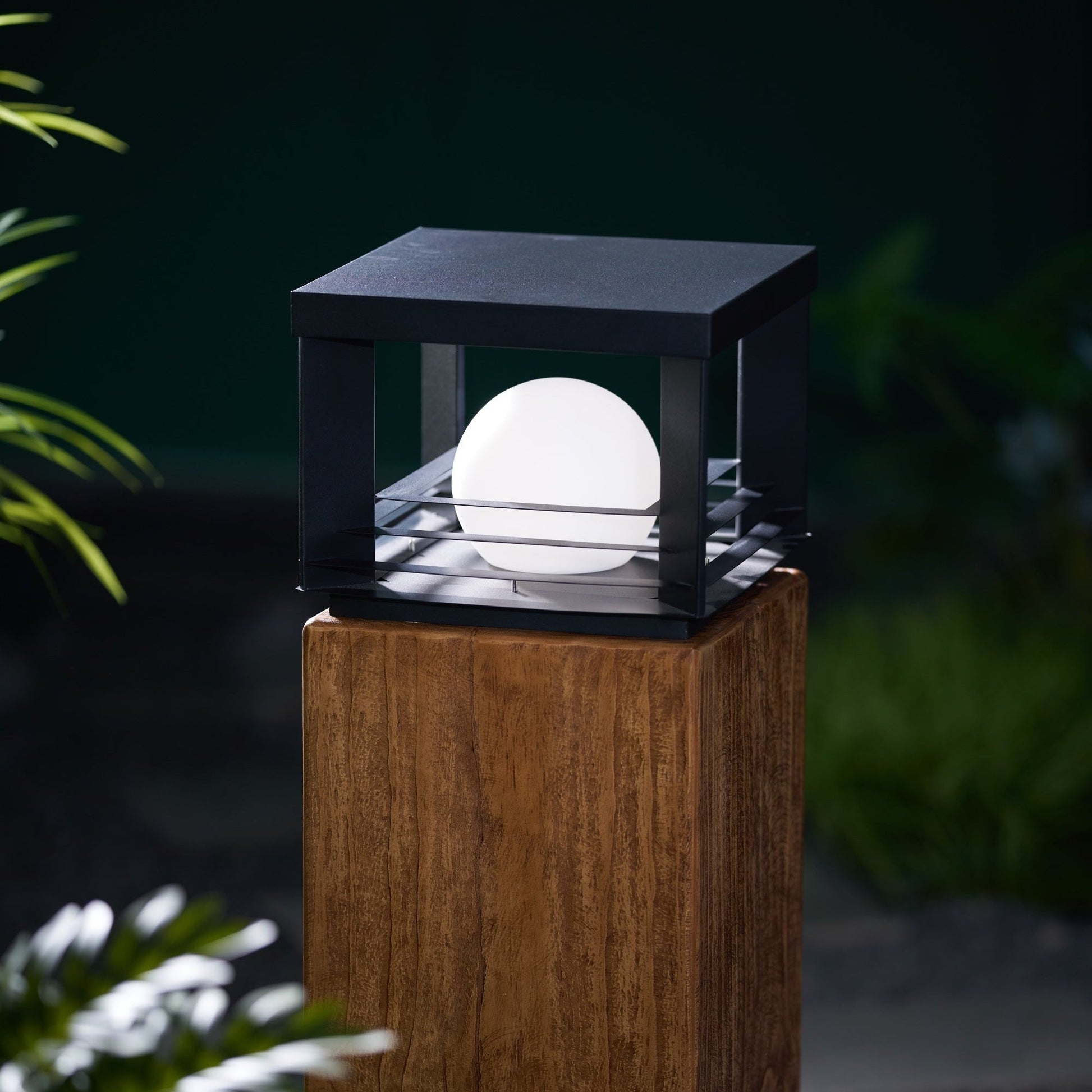 Mirelle Crate Outdoor Lamp-Neutral Decor