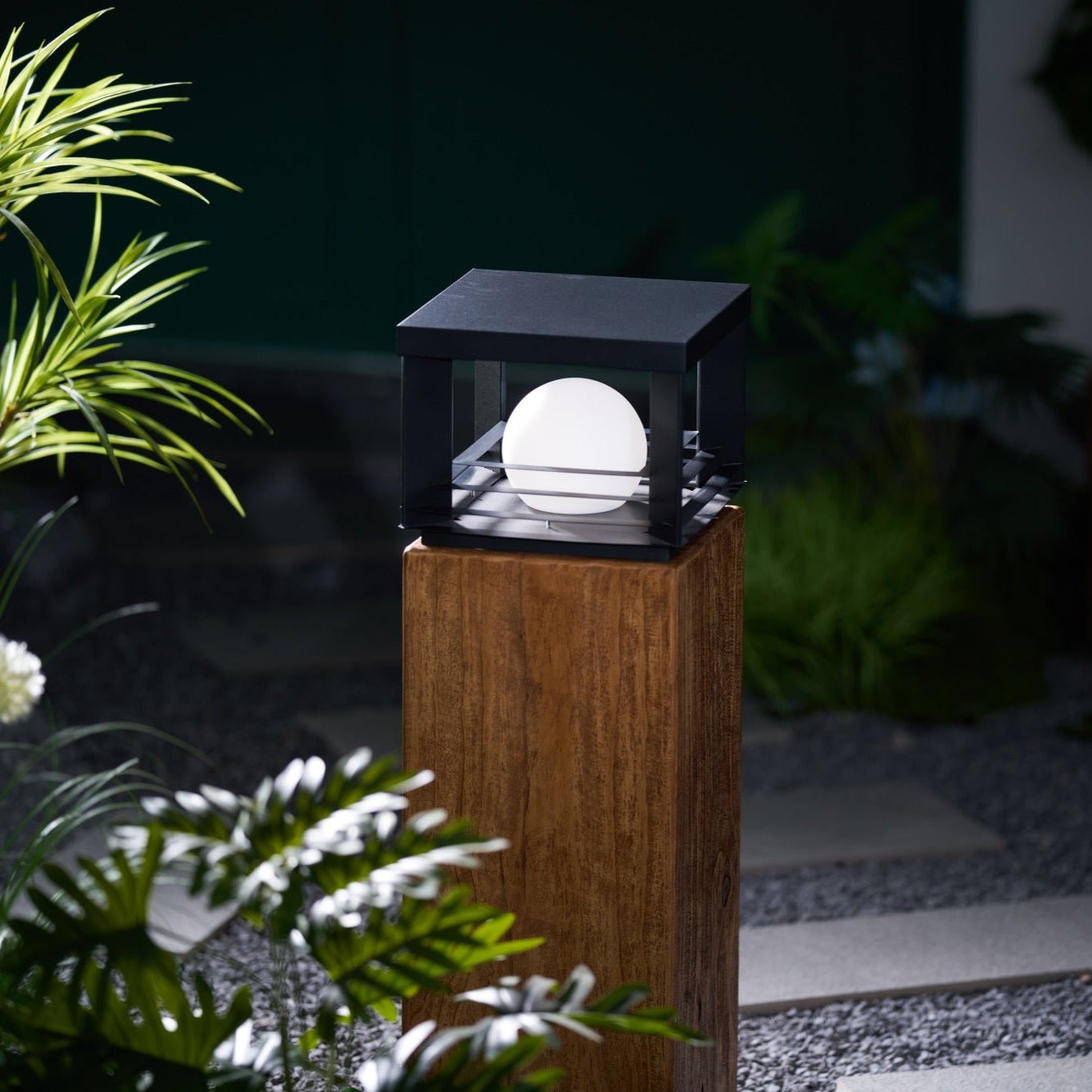 Mirelle Crate Outdoor Lamp-Neutral Decor
