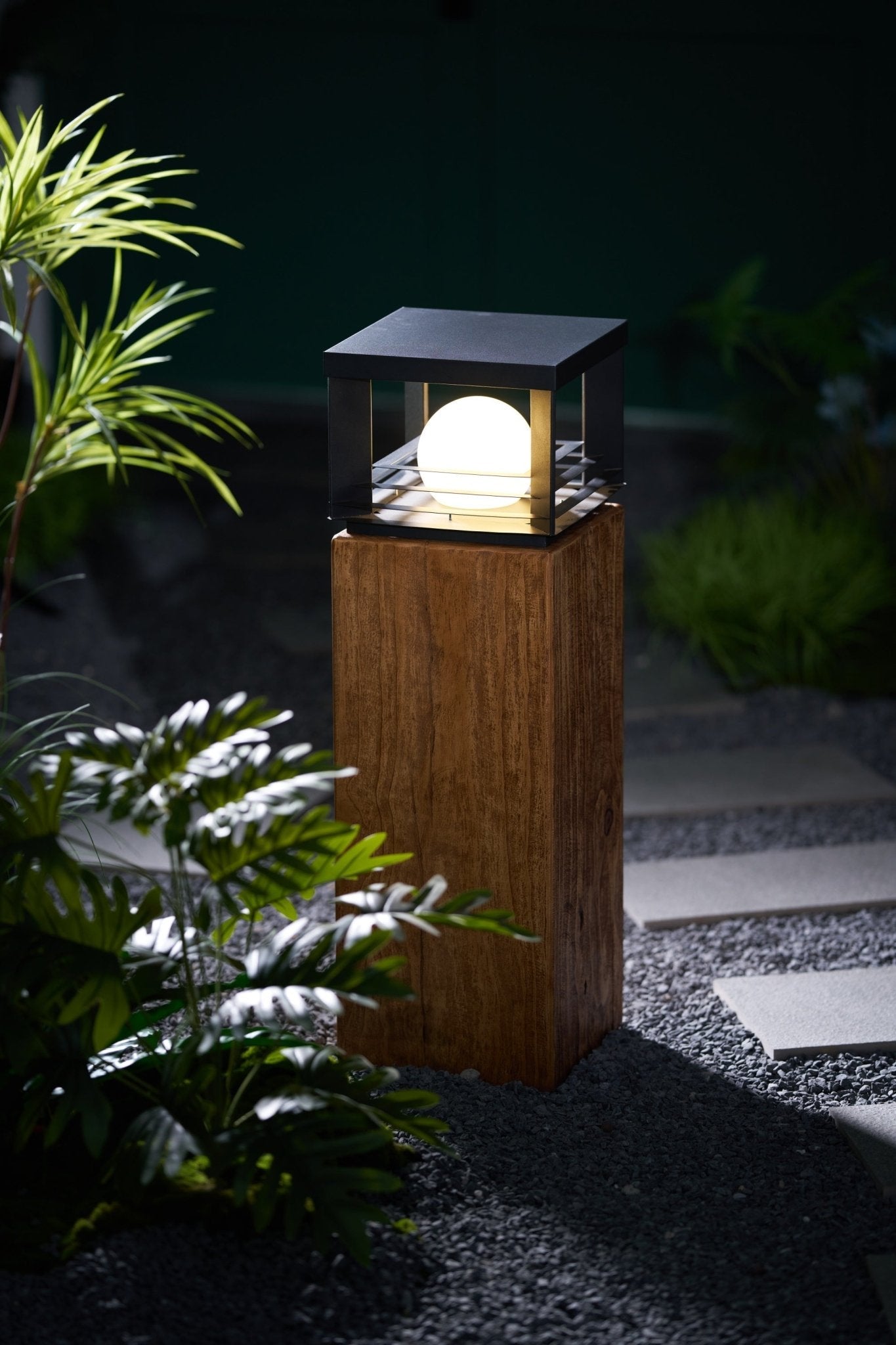 Mirelle Crate Outdoor Lamp-Neutral Decor