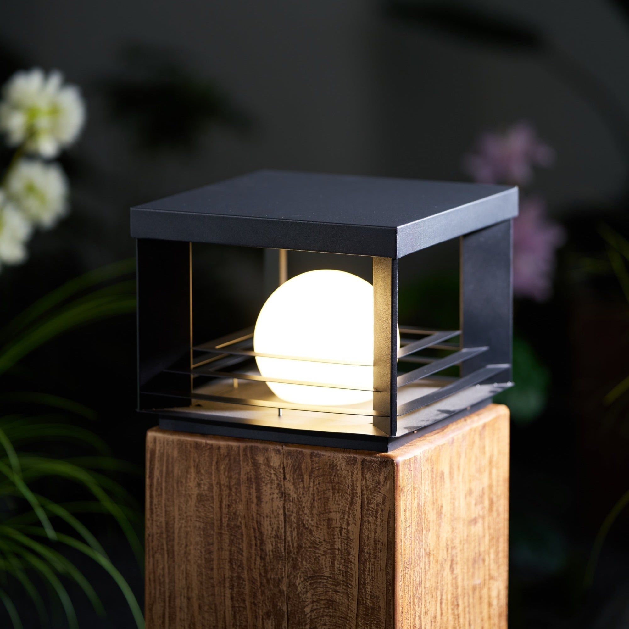 Mirelle Crate Outdoor Lamp-Neutral Decor