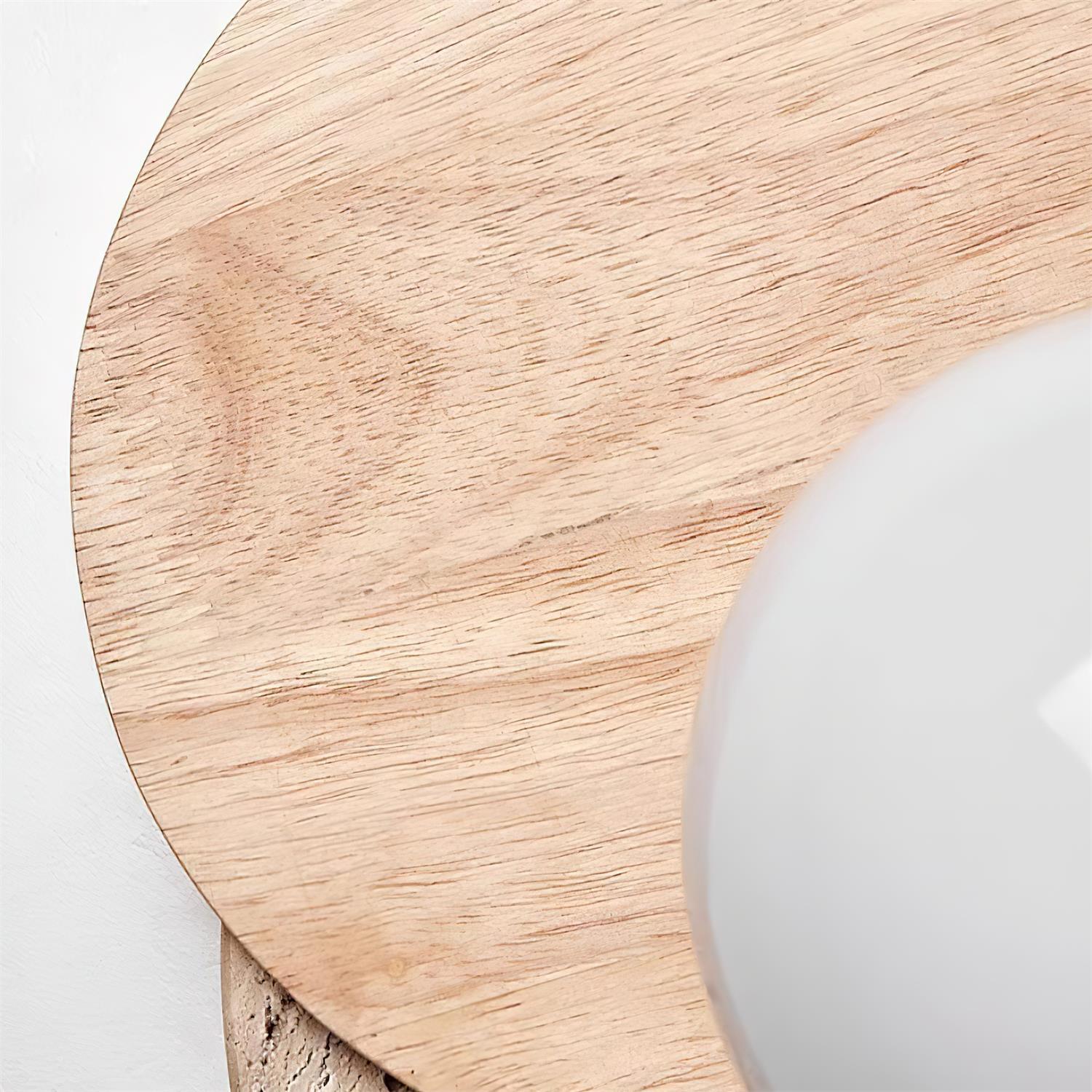 Zelirir Dual-Disc Travertine Wall Light-Neutral Decor